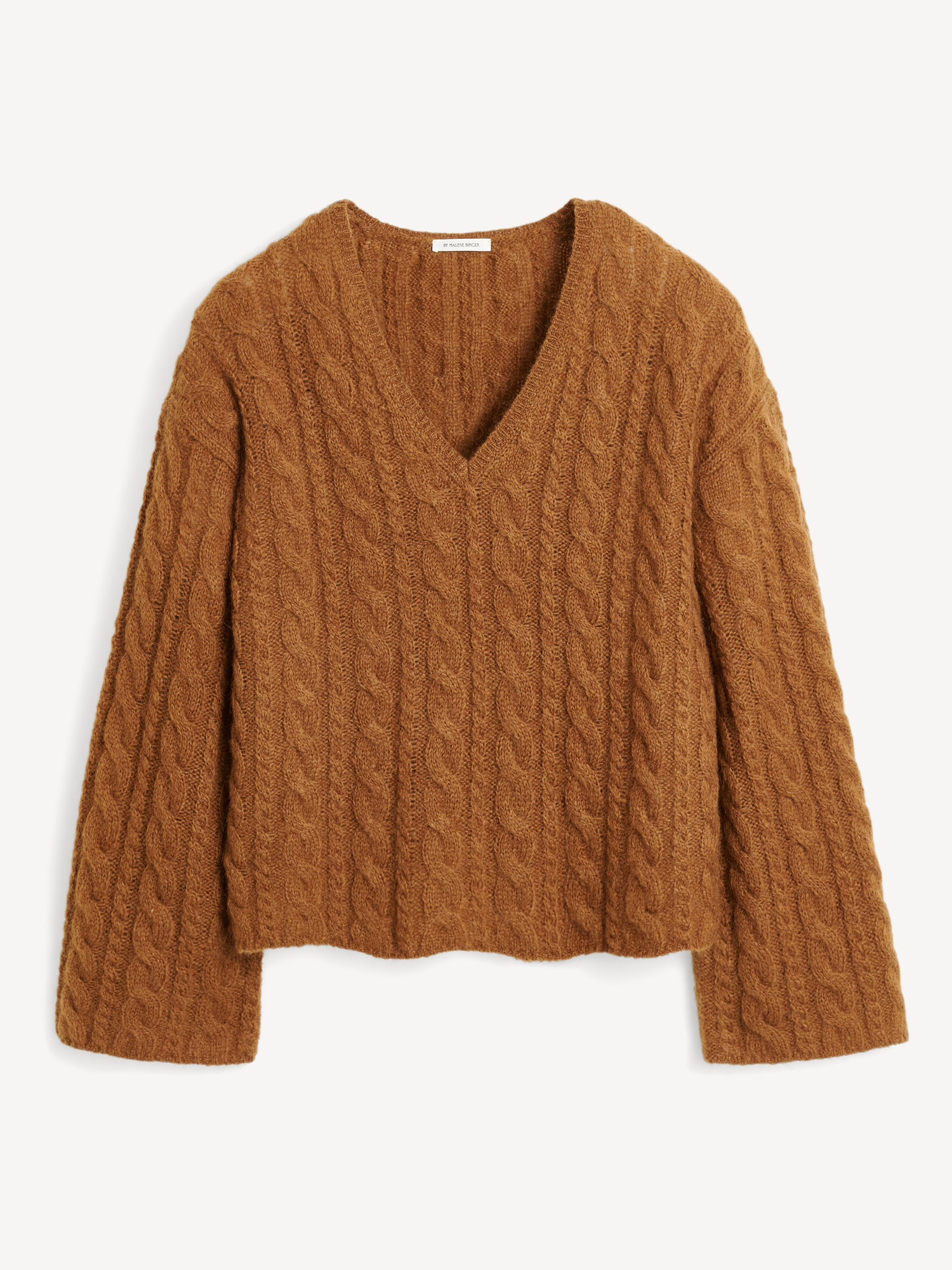 Maglieria By Malene Birger Cimone Cable-knit Sweater Bison | IT_BB32702