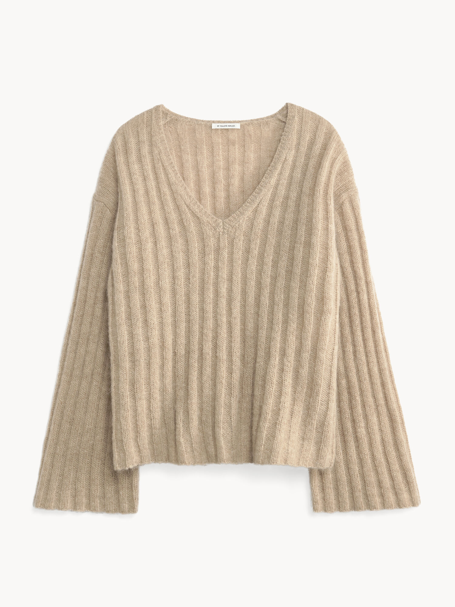 Maglieria By Malene Birger Cimone Ribbed Sweater Beige | IT_BB78882