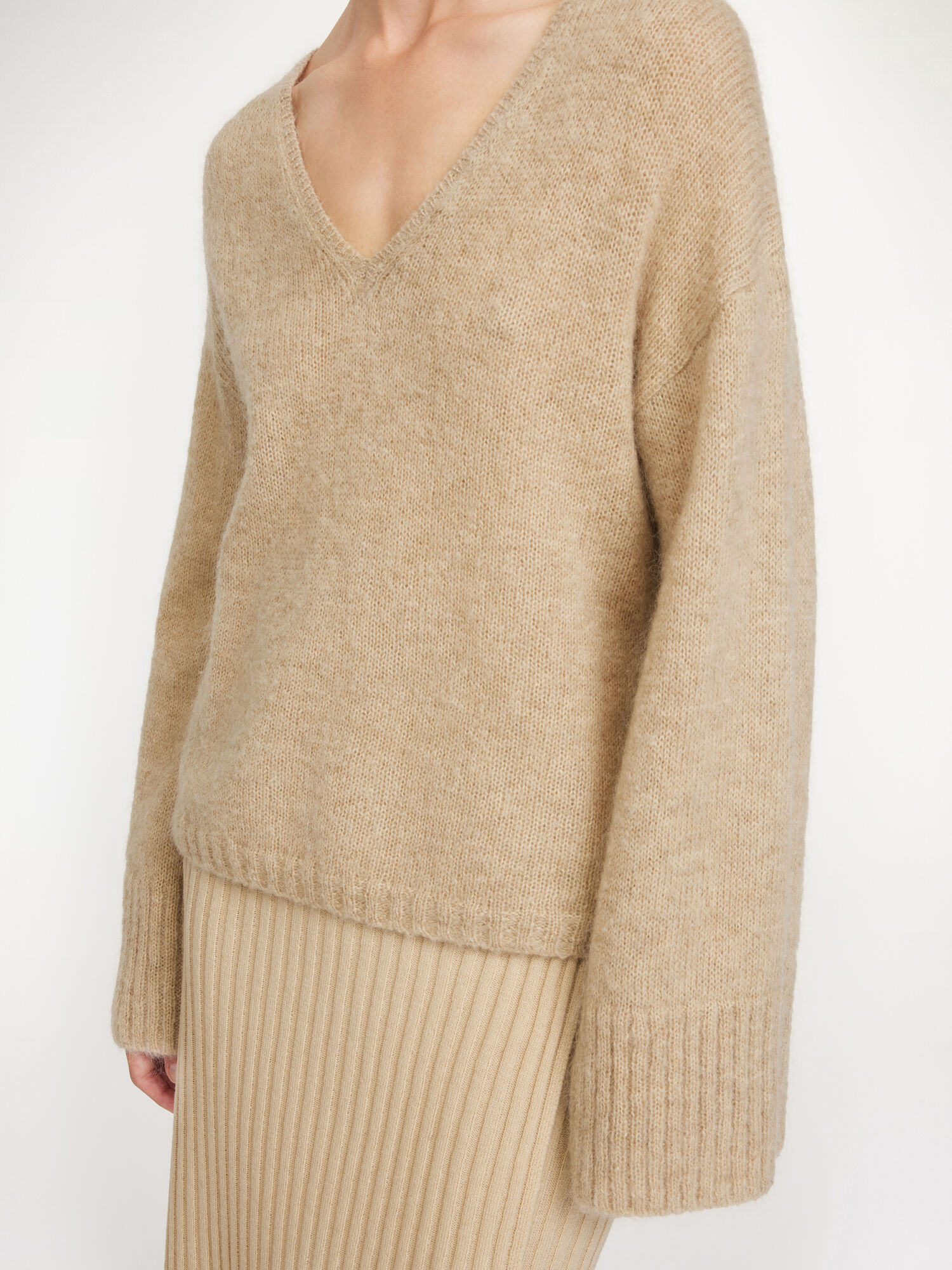 Maglieria By Malene Birger Cimone Sweater Beige | IT_BB46658