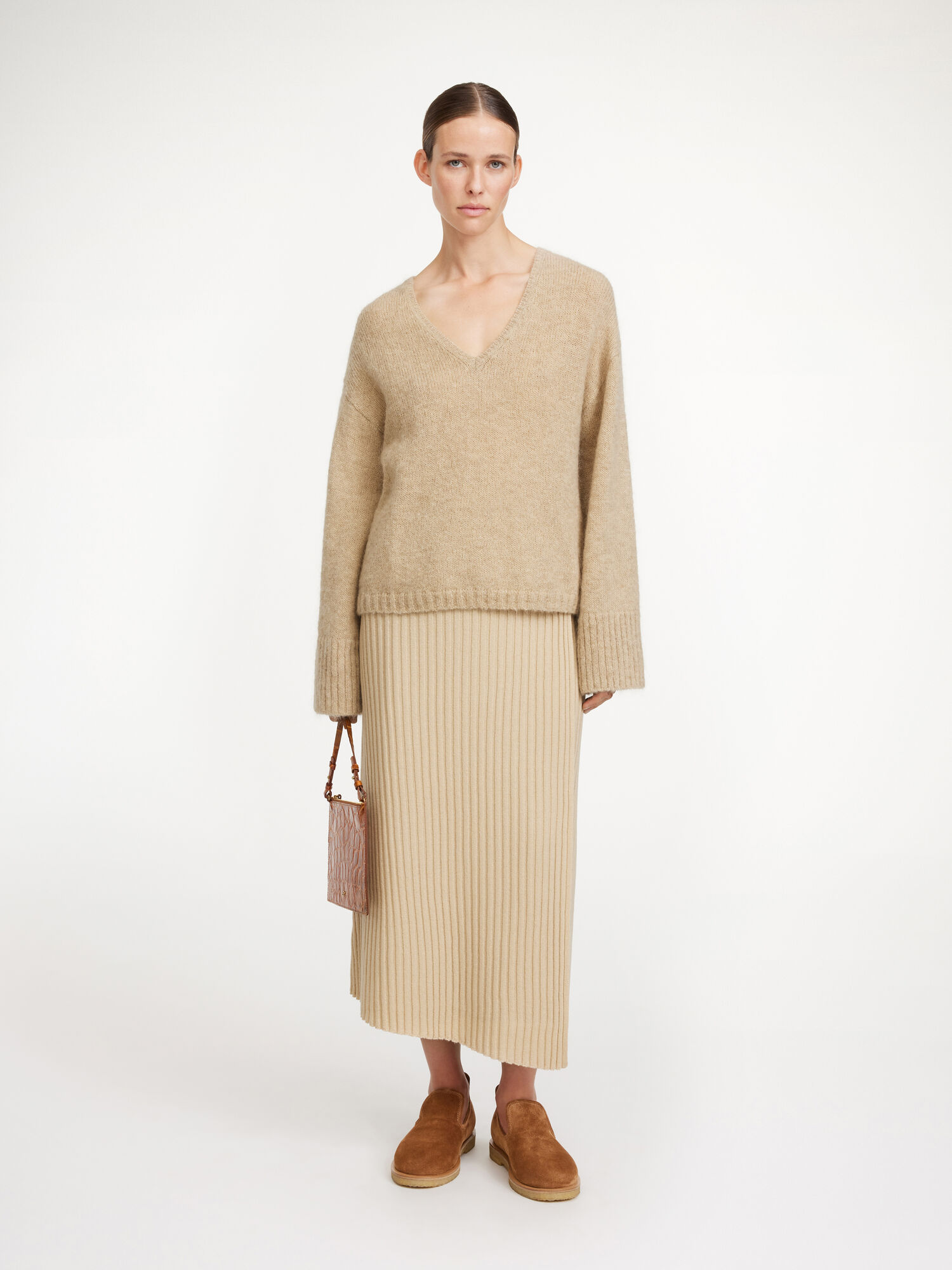 Maglieria By Malene Birger Cimone Sweater Beige | IT_BB46658