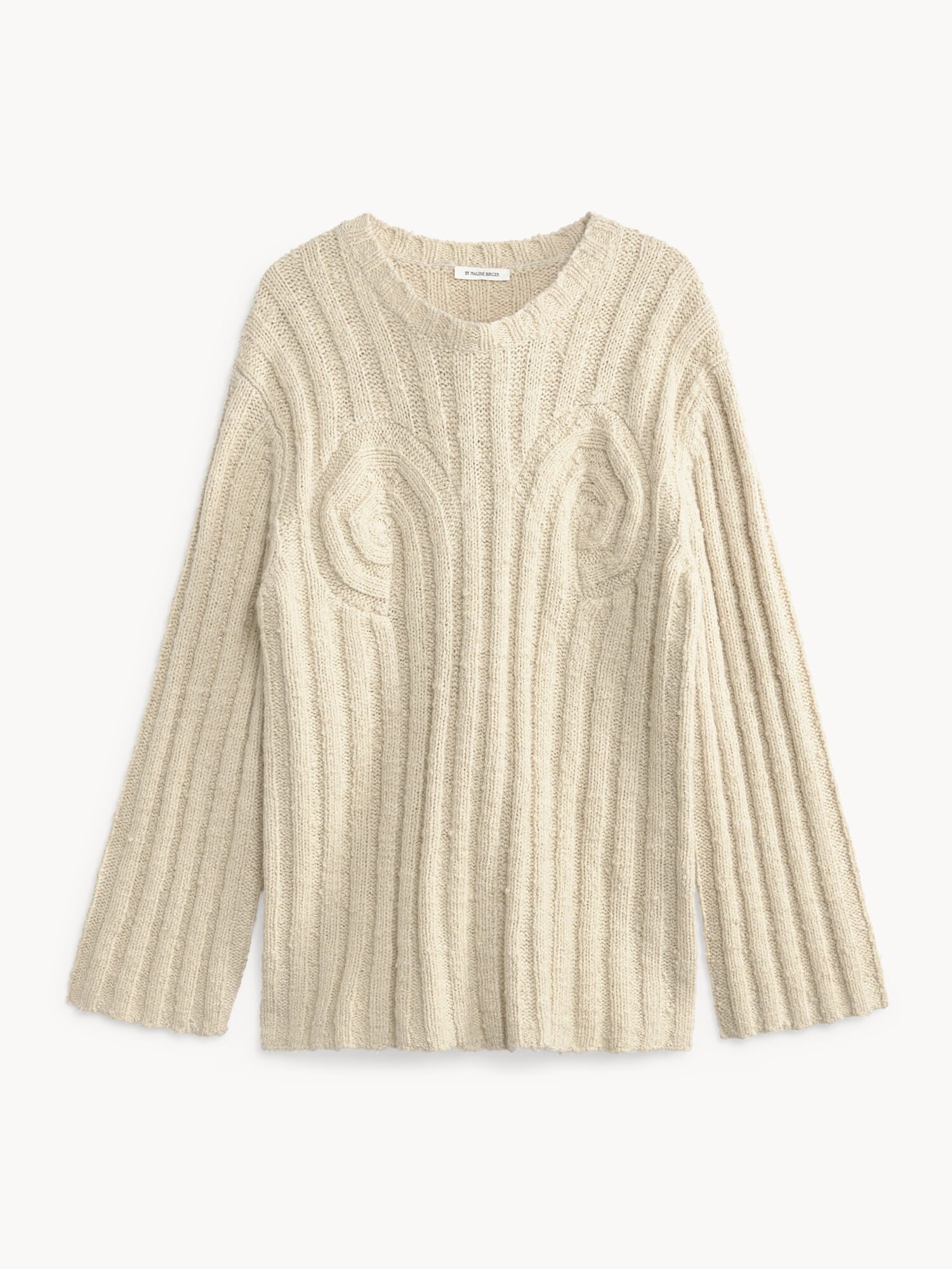 Maglieria By Malene Birger Cirra Ribbed Sweater Oyster Gray | IT_BB57880