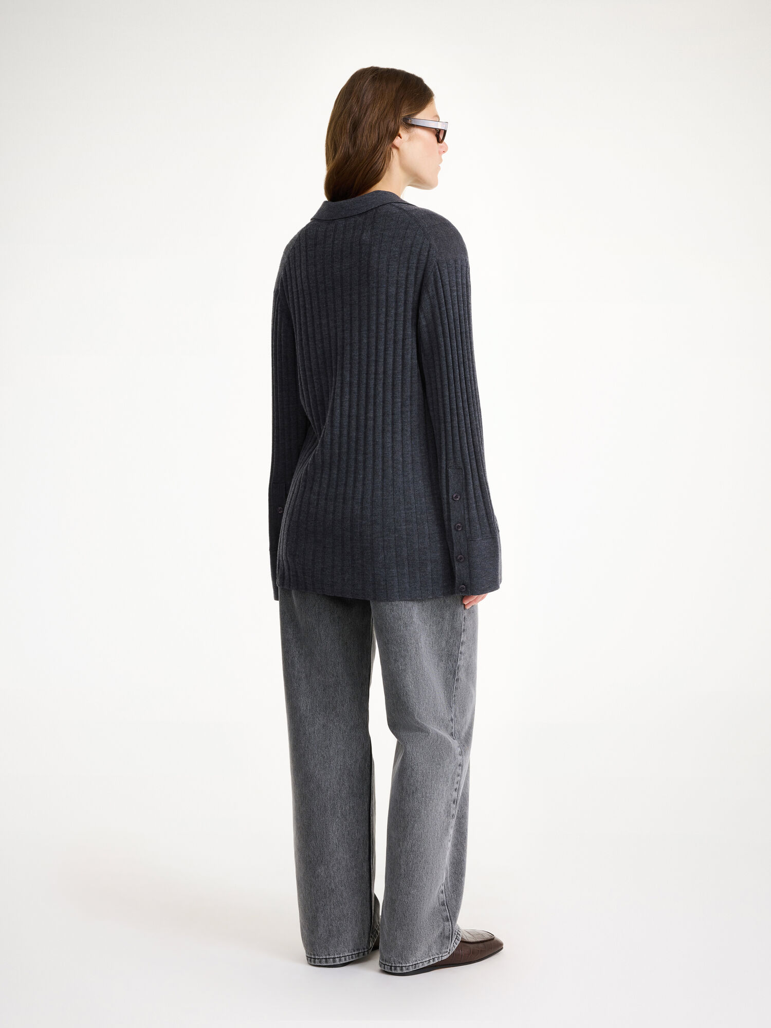 Maglieria By Malene Birger Delphine Merino Wool Sweater Grigie | IT_BB90378