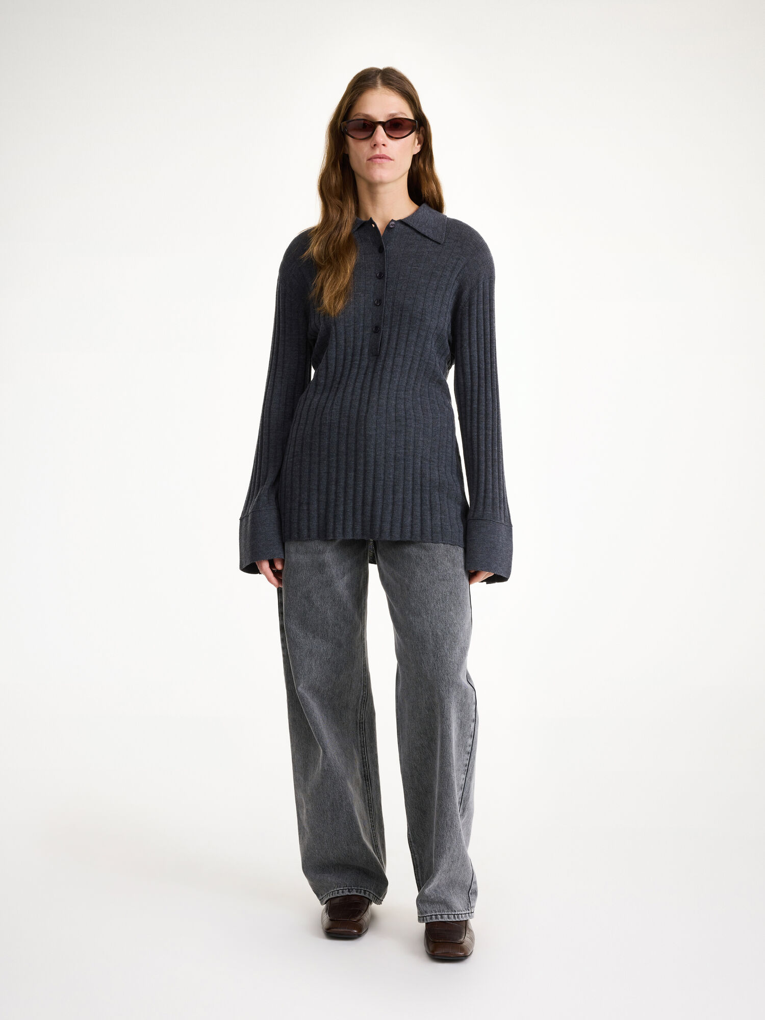 Maglieria By Malene Birger Delphine Merino Wool Sweater Grigie | IT_BB90378