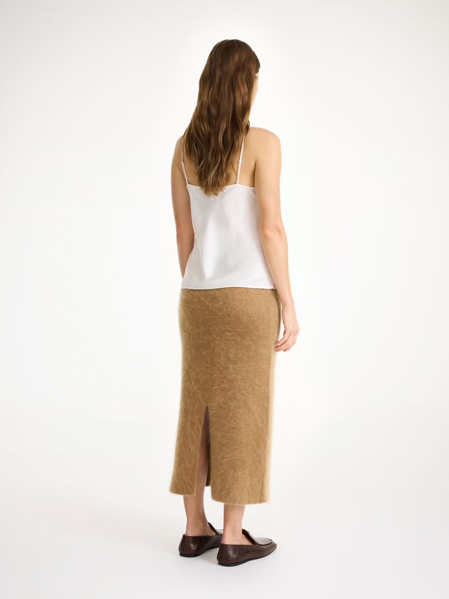 Maglieria By Malene Birger Estille Midi Skirt Marroni | IT_BB99793