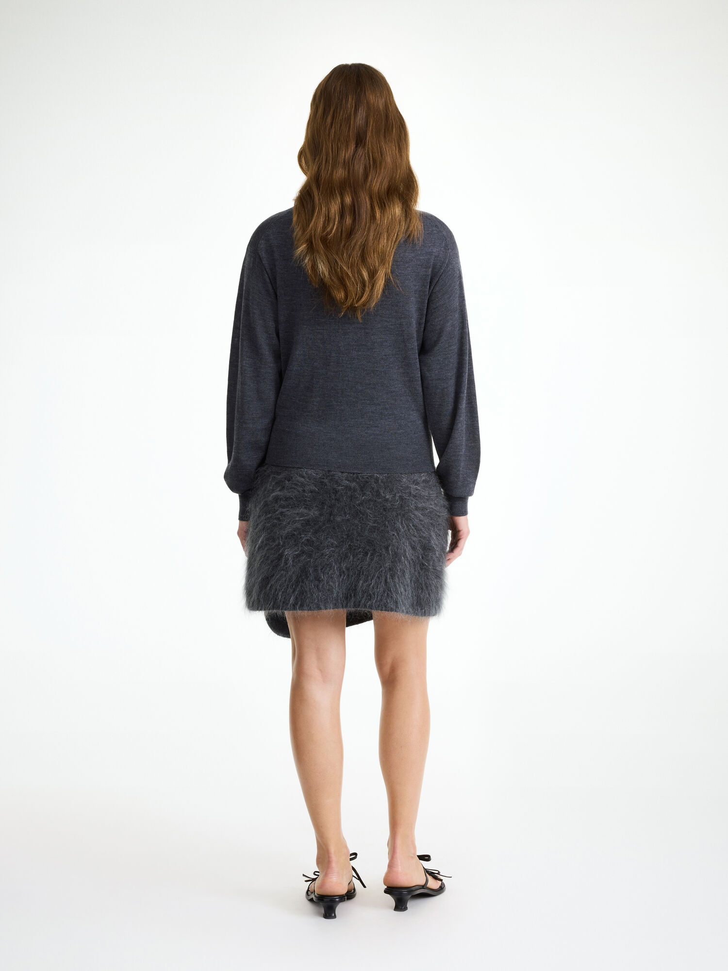 Maglieria By Malene Birger Krissah Mini Skirt Grigie | IT_BB91012