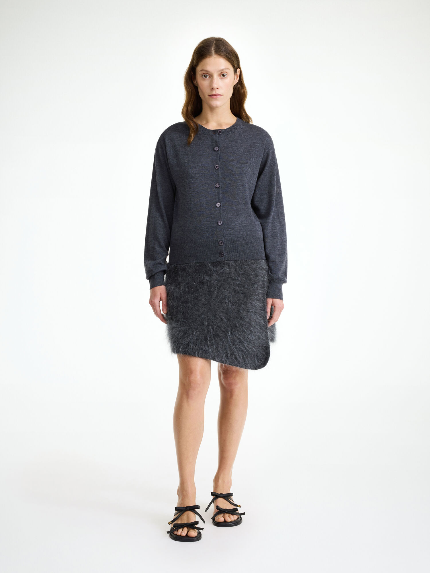 Maglieria By Malene Birger Krissah Mini Skirt Grigie | IT_BB91012