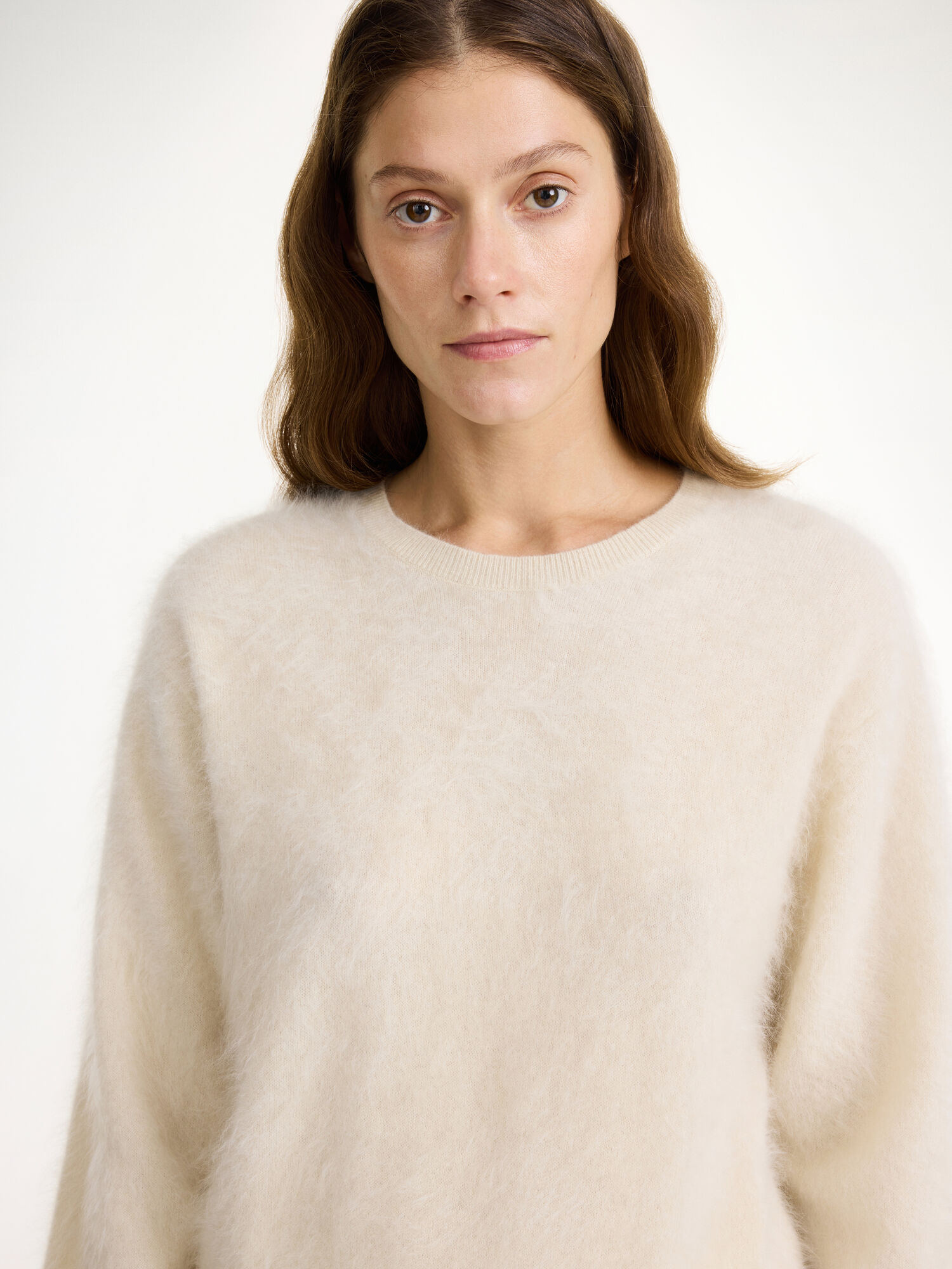 Maglieria By Malene Birger Mantea Cashmere Sweater Oyster Gray | IT_BB39644