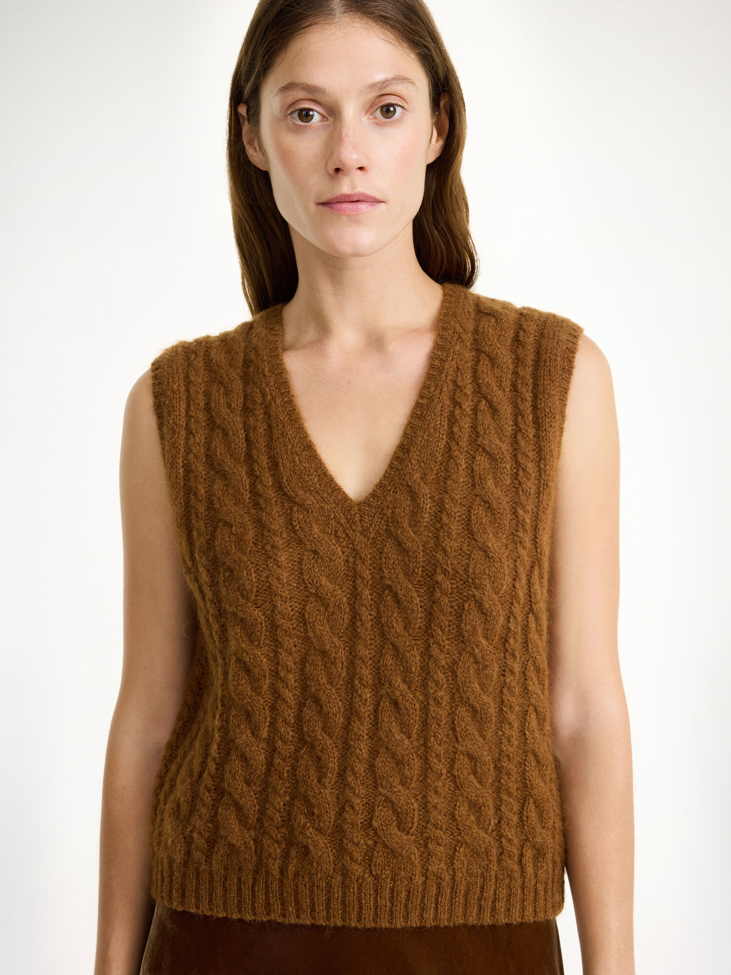 Maglieria By Malene Birger Simea Vest Bison | IT_BB32947