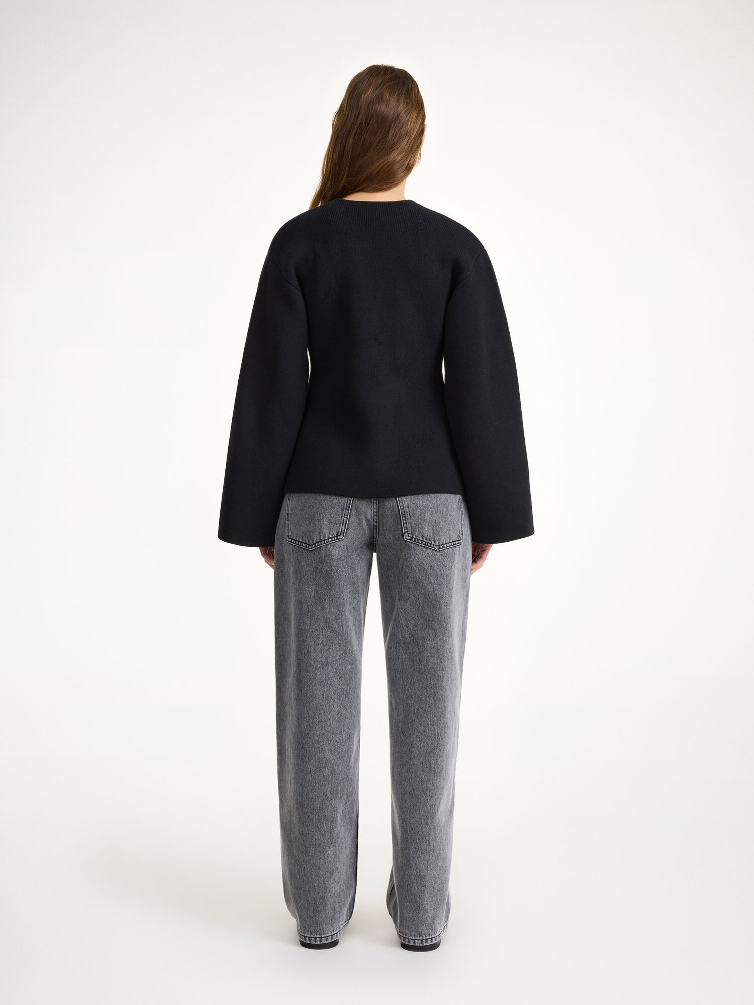 Maglieria By Malene Birger Tinley Wool-blend Cardigan Nere | IT_BB62830