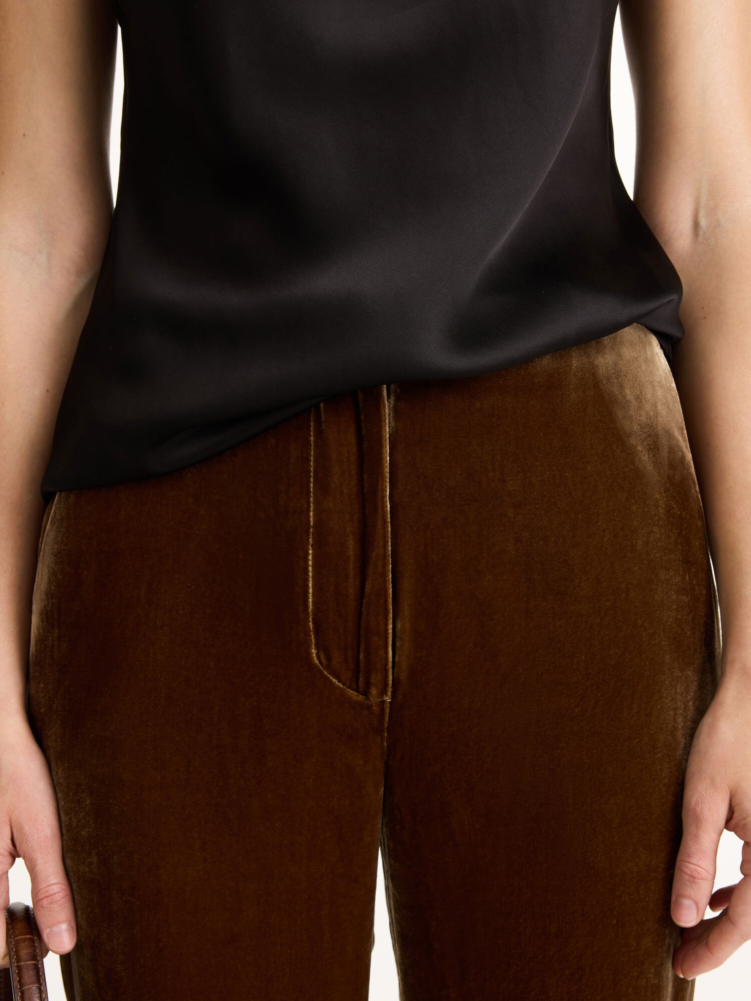 Pantaloni By Malene Birger Amores High-waisted Bison | IT_BB48072