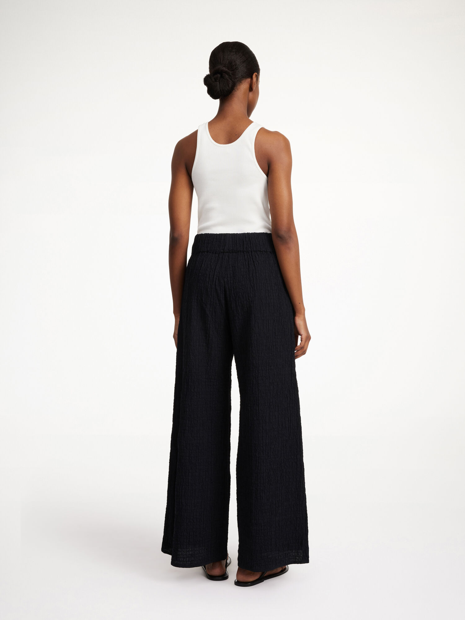 Pantaloni By Malene Birger Campine Wide-leg Nere | IT_BB47889