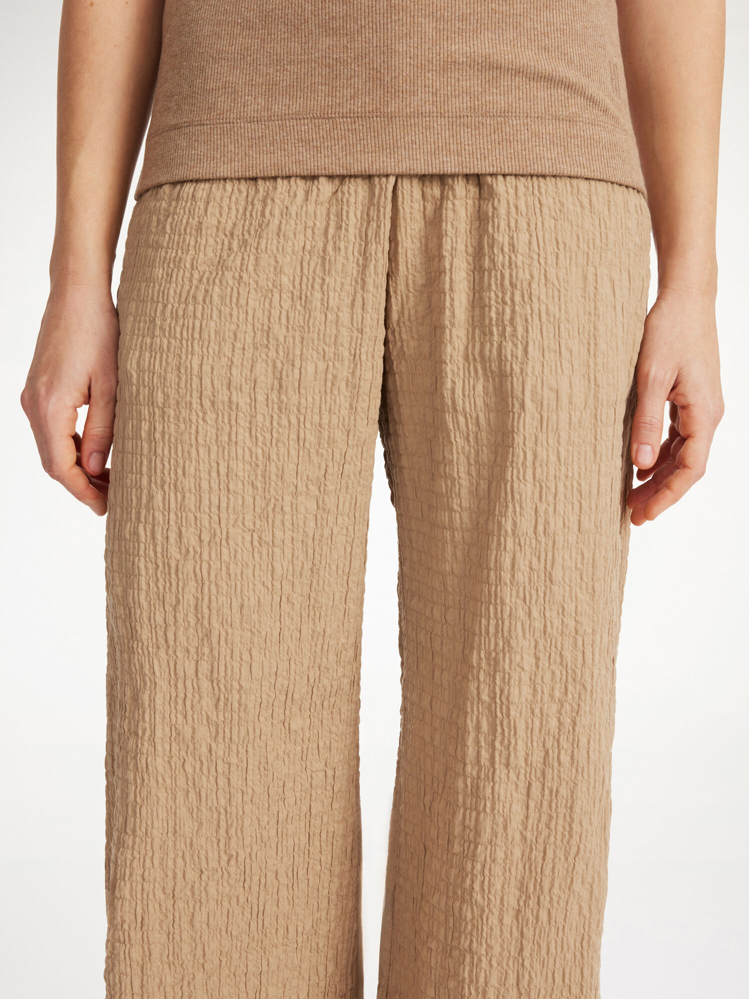 Pantaloni By Malene Birger Campine Wide-leg Tannin | IT_BB49481