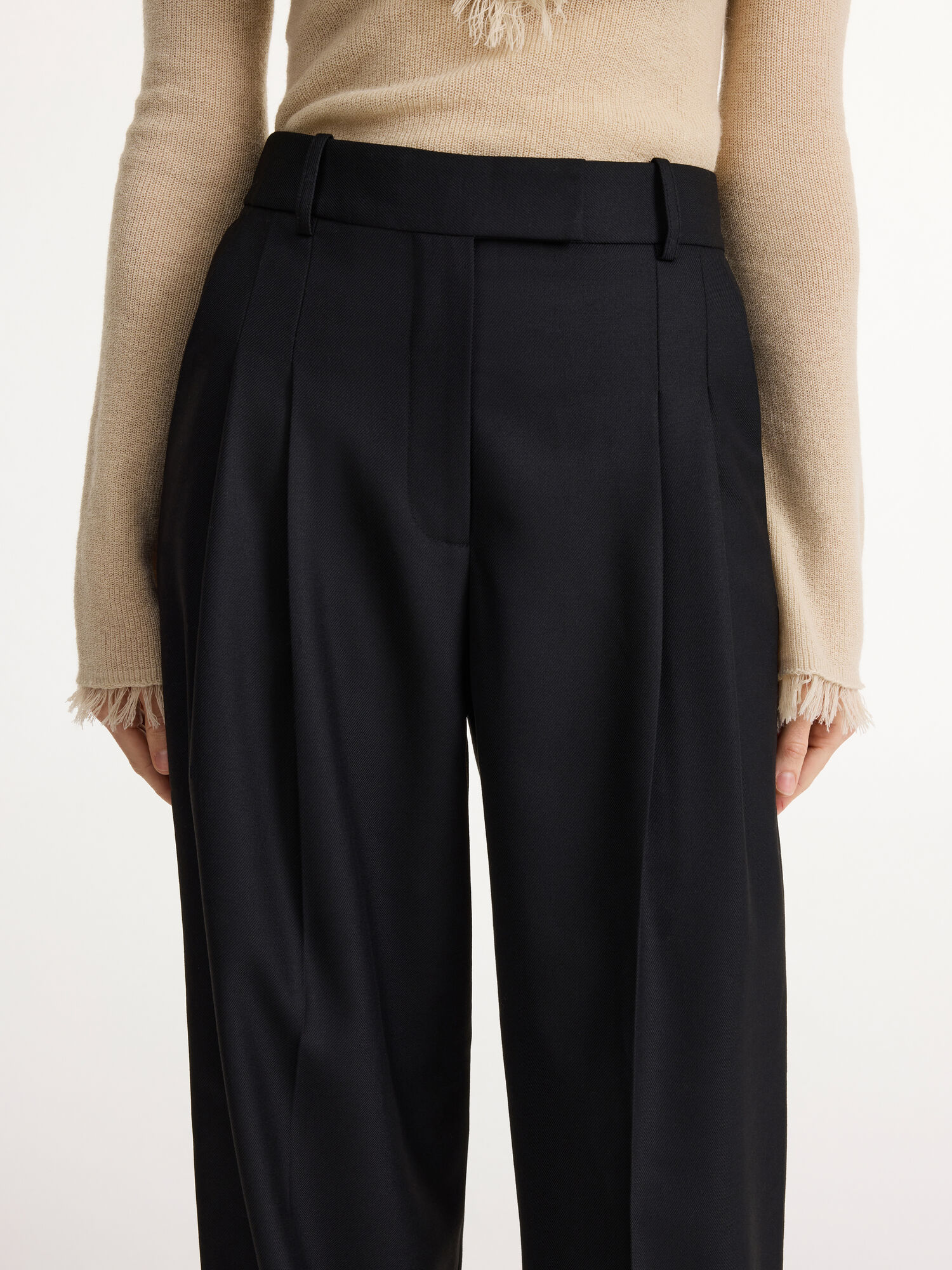 Pantaloni By Malene Birger Cymbaria High-waist Nere | IT_BB90869