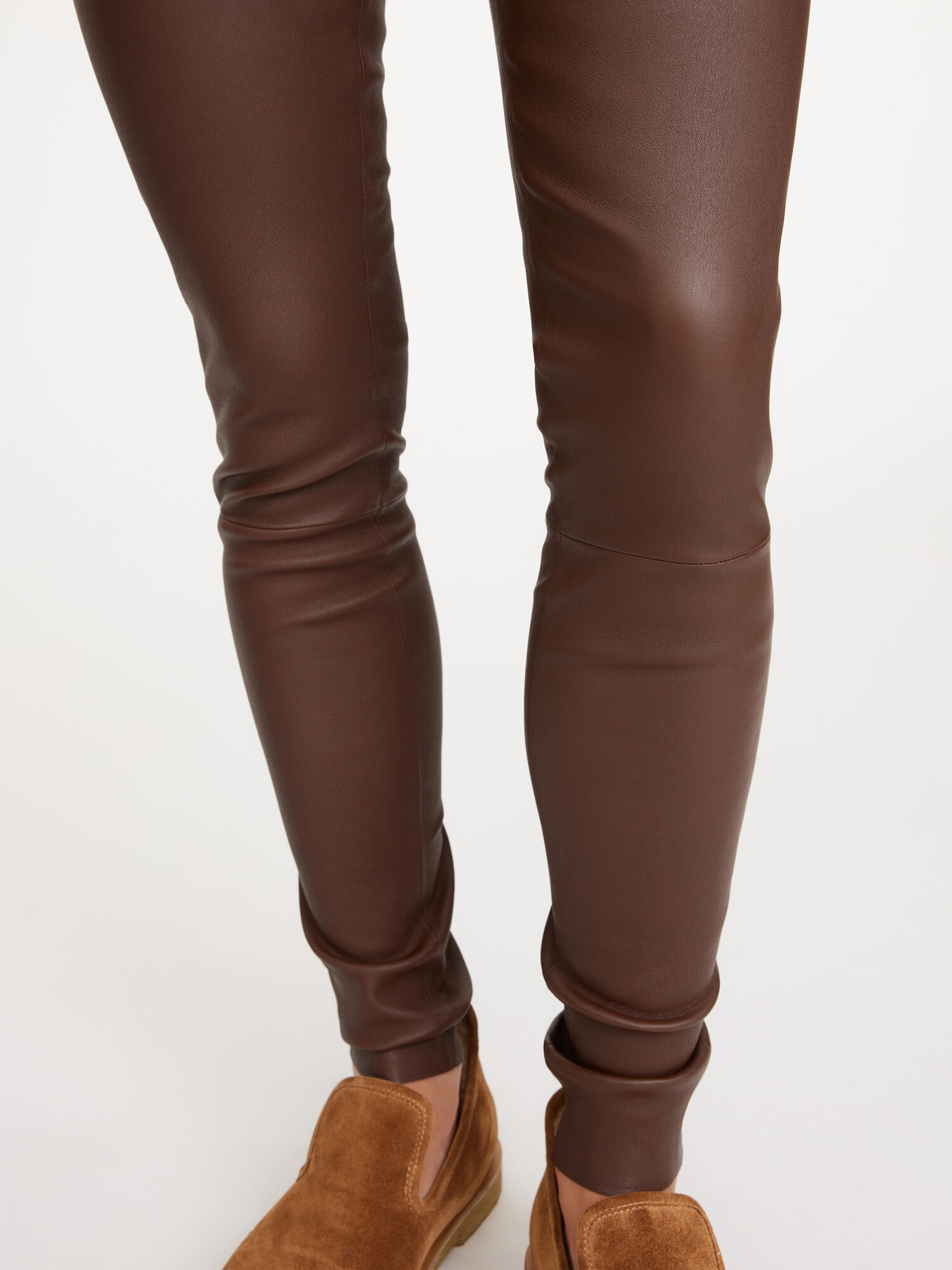 Pantaloni By Malene Birger Elenasoo Leggings Chestnut | IT_BB53266