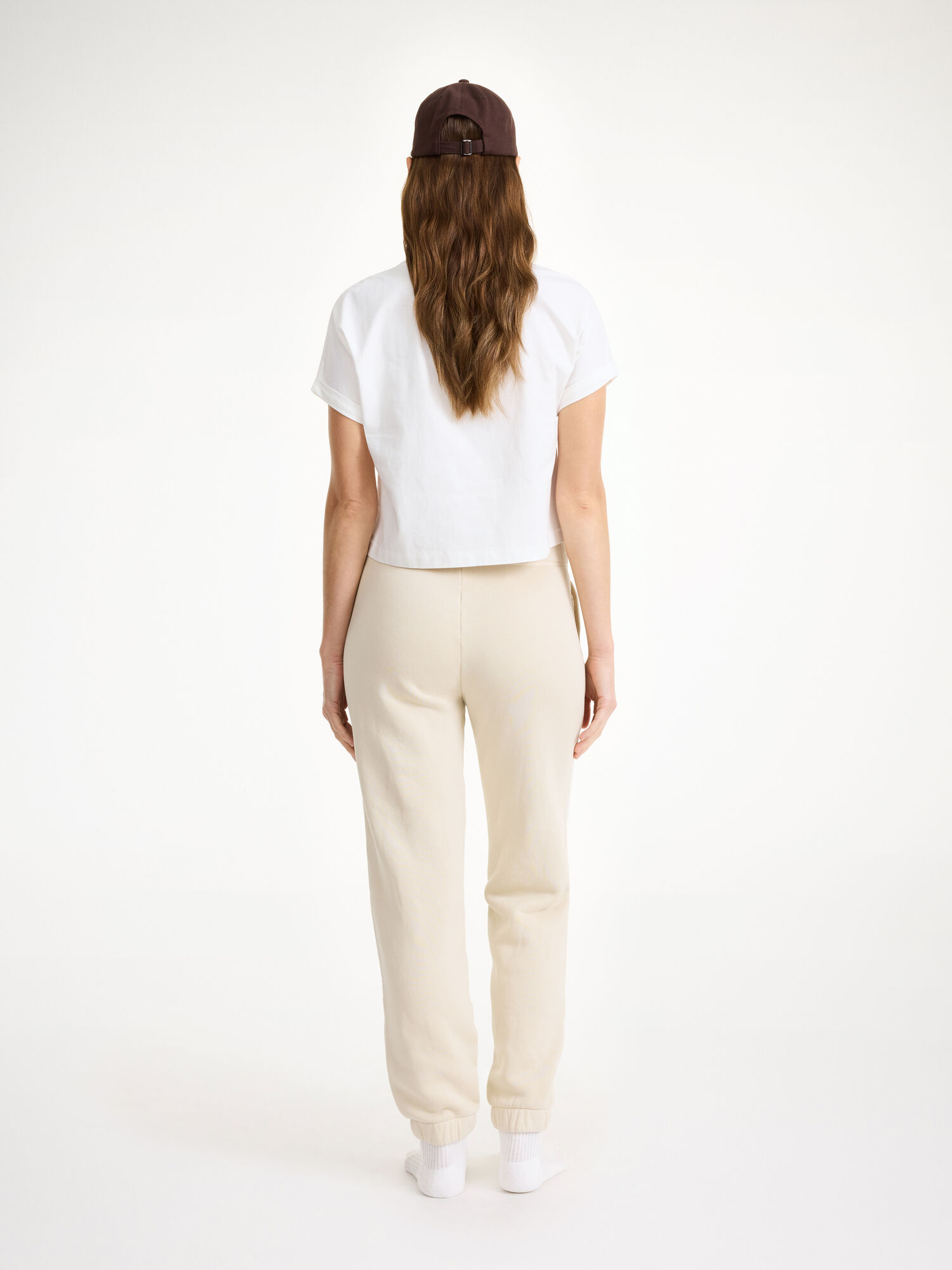 Pantaloni By Malene Birger Hali Organic Cotton Oyster Gray | IT_BB73253