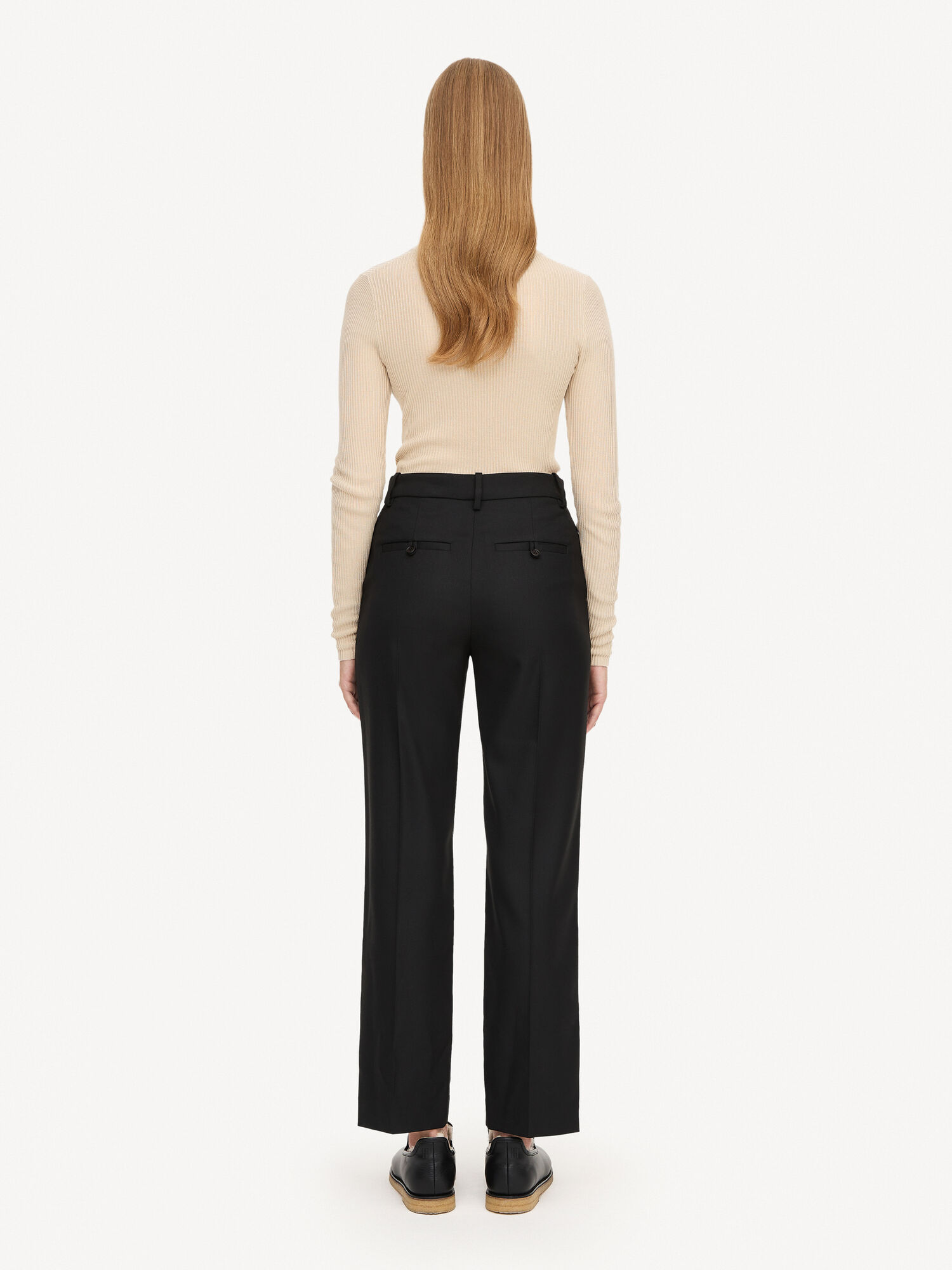 Pantaloni By Malene Birger Igda Straight-leg Nere | IT_BB95899