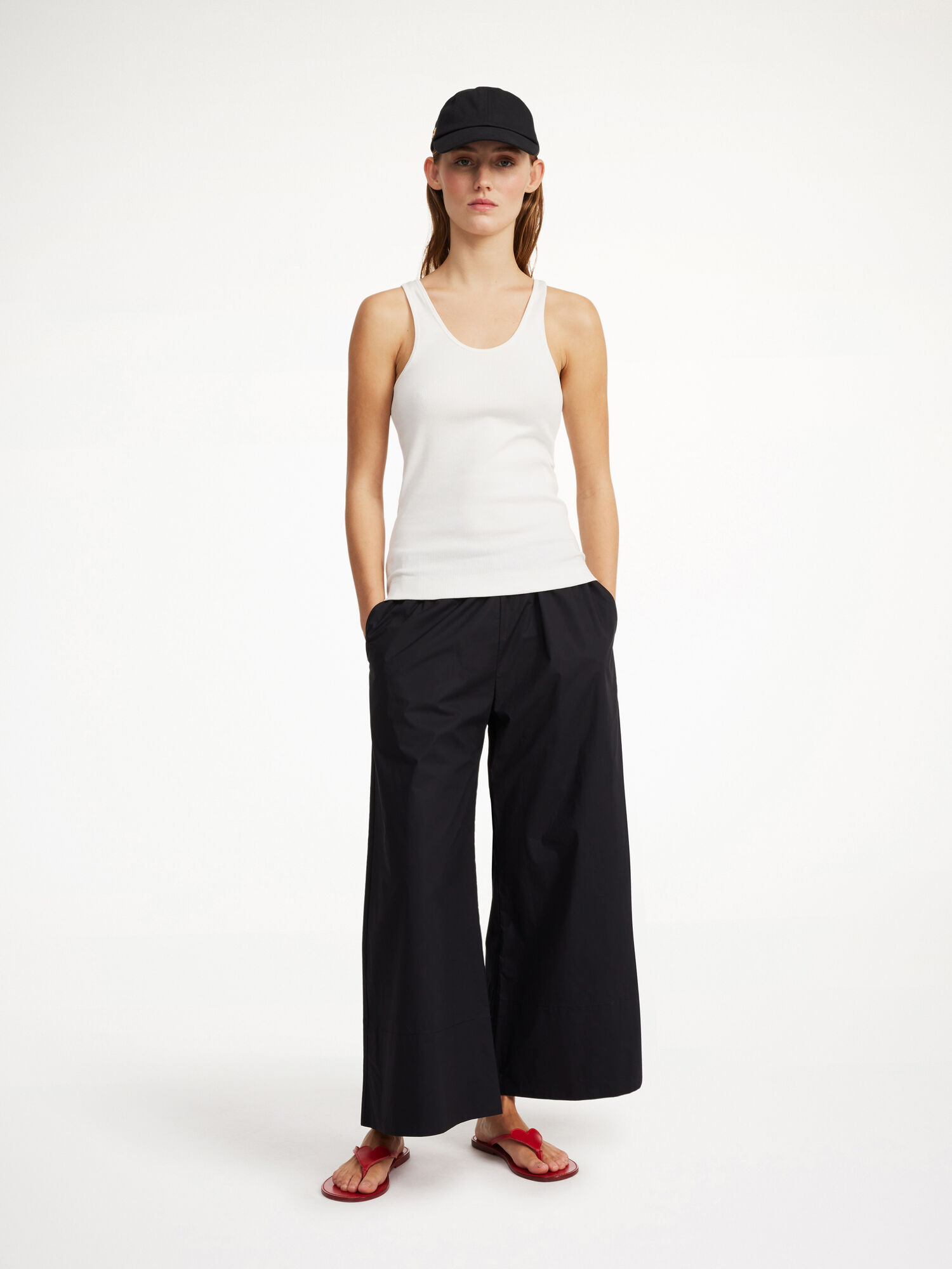 Pantaloni By Malene Birger Luisa High-waisted Nere | IT_BB70972