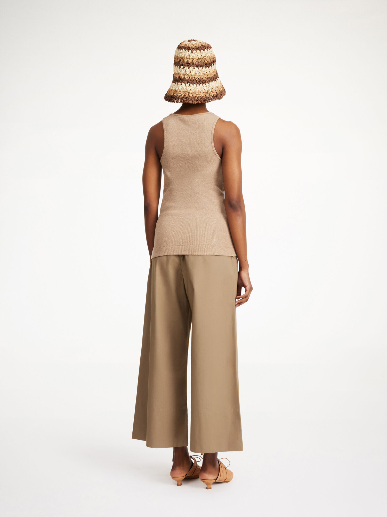 Pantaloni By Malene Birger Luisa High-waisted Shitake | IT_BB18351