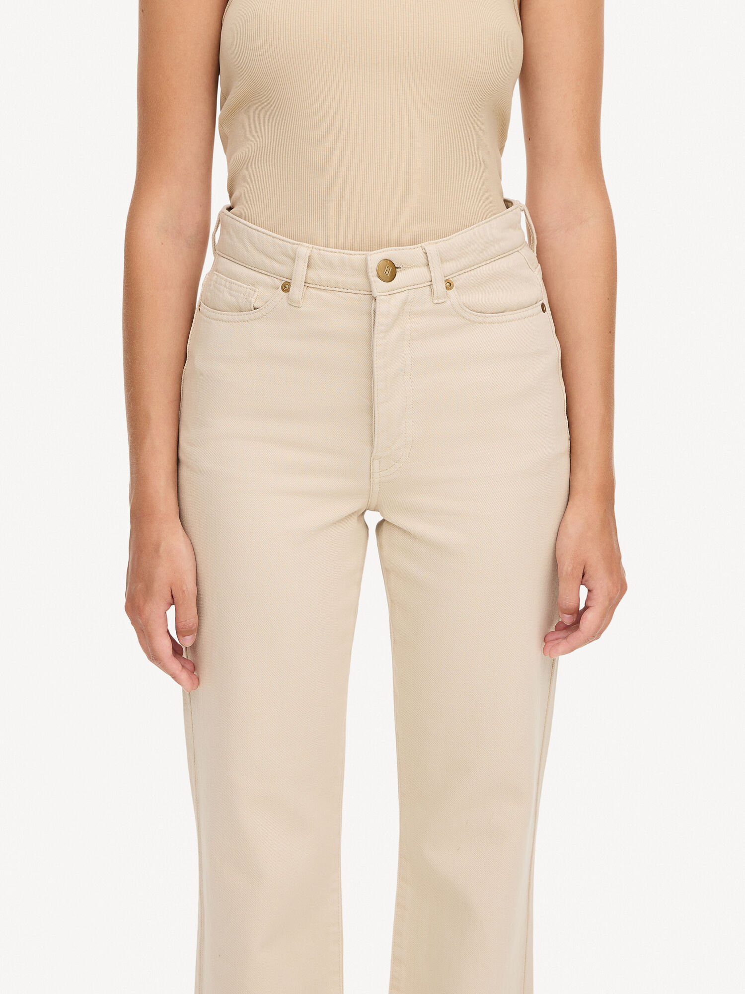 Pantaloni By Malene Birger Milium Organic Cotton Mojave Desert | IT_BB16966