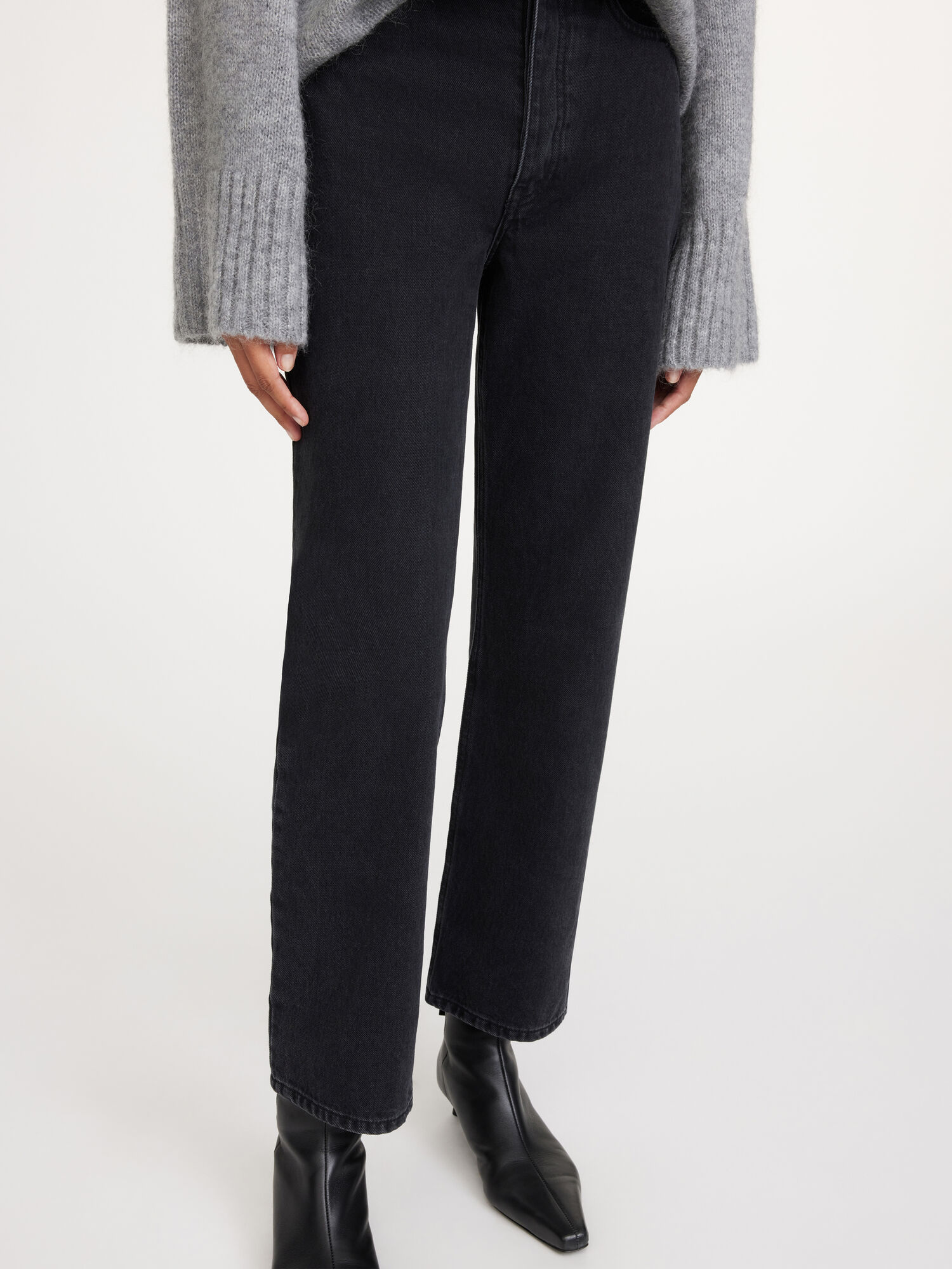 Pantaloni By Malene Birger Milium Organic Cotton Nere | IT_BB42461