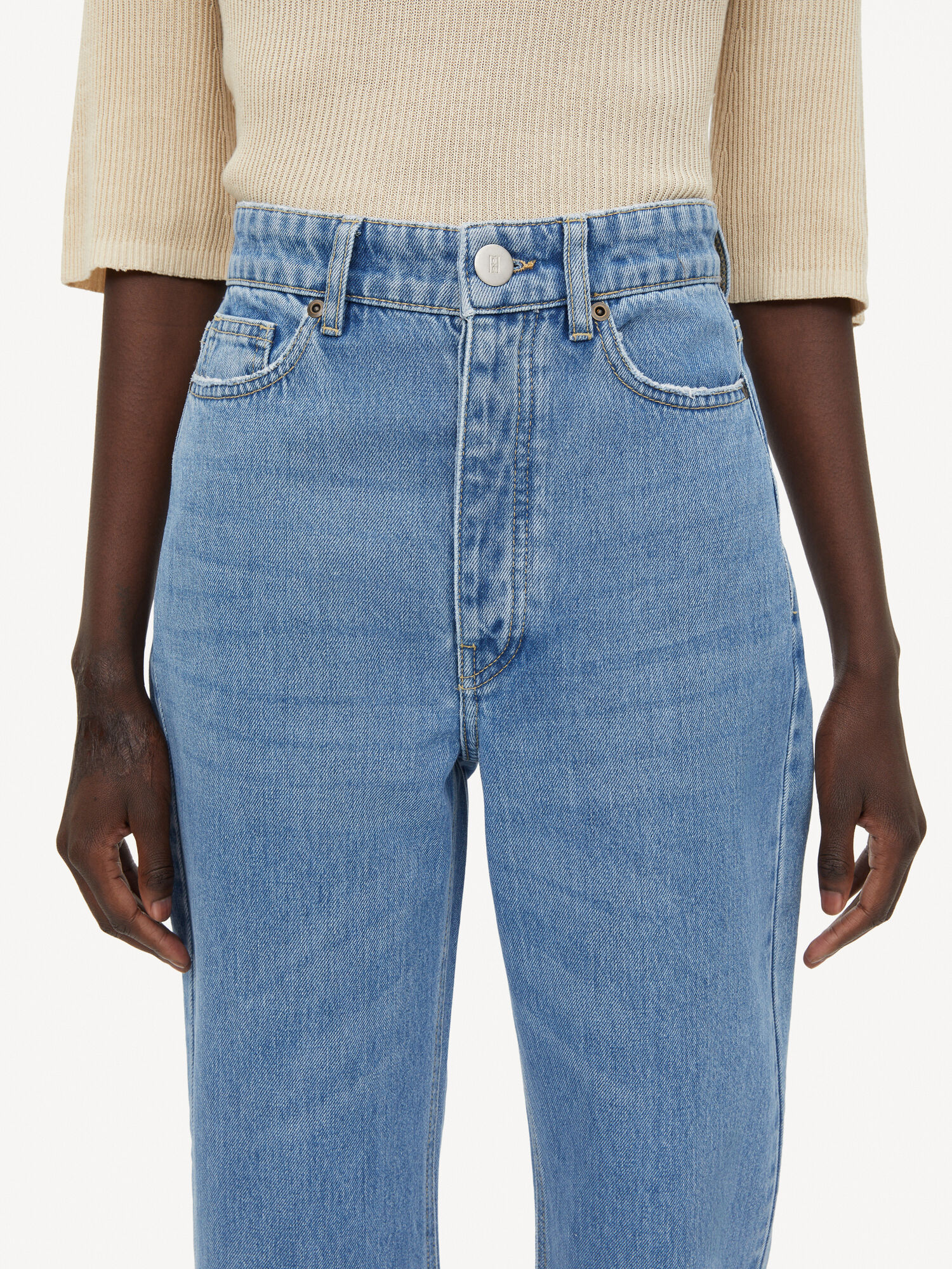 Pantaloni By Malene Birger Miliumlo Organic Cotton Blu | IT_BB86269