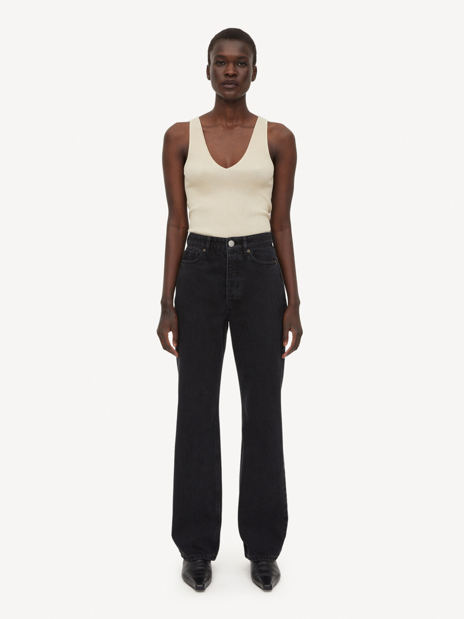 Pantaloni By Malene Birger Miliumlo Organic Cotton Nere | IT_BB64714