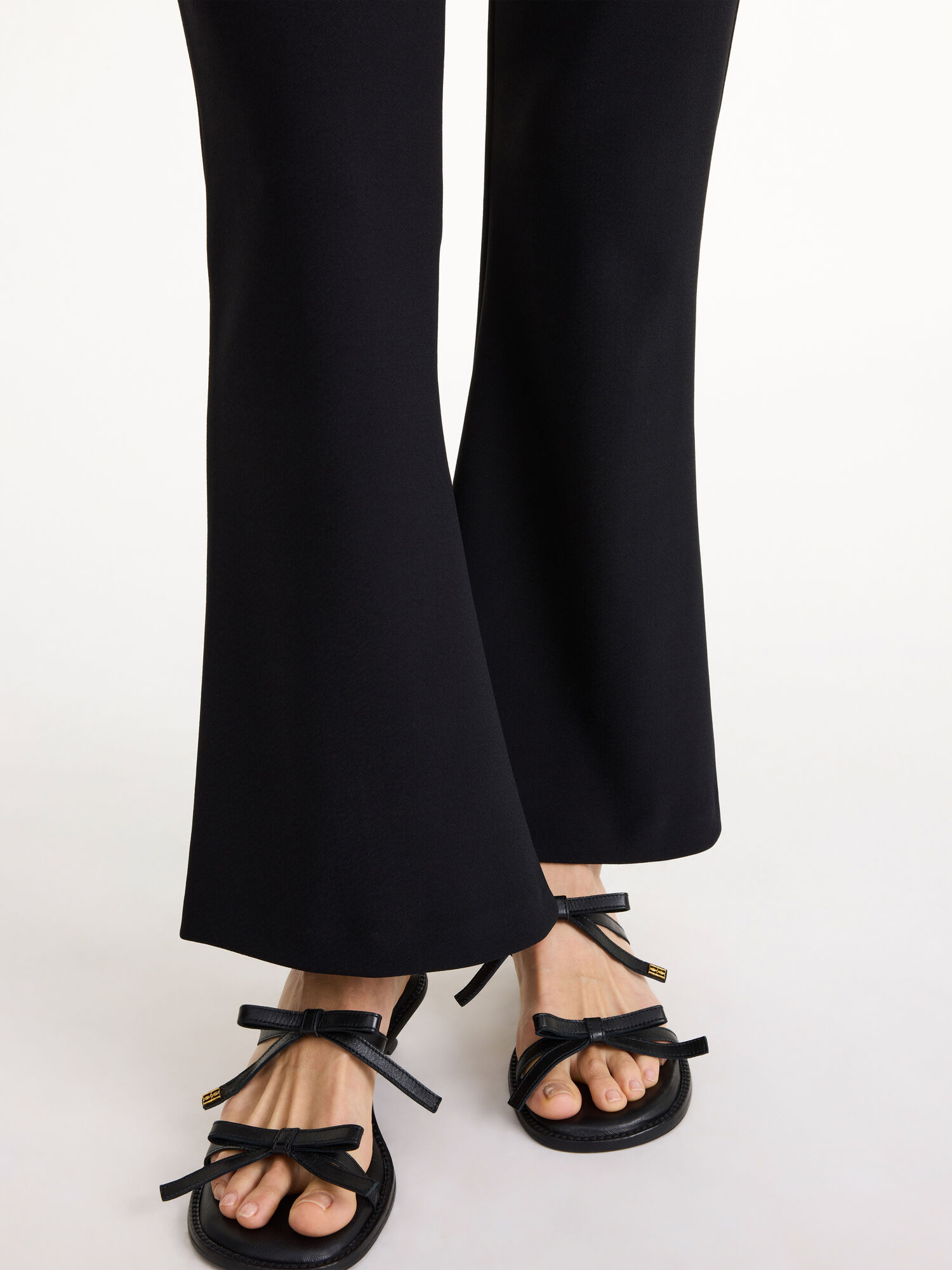 Pantaloni By Malene Birger Vilanna High-waist Nere | IT_BB13821