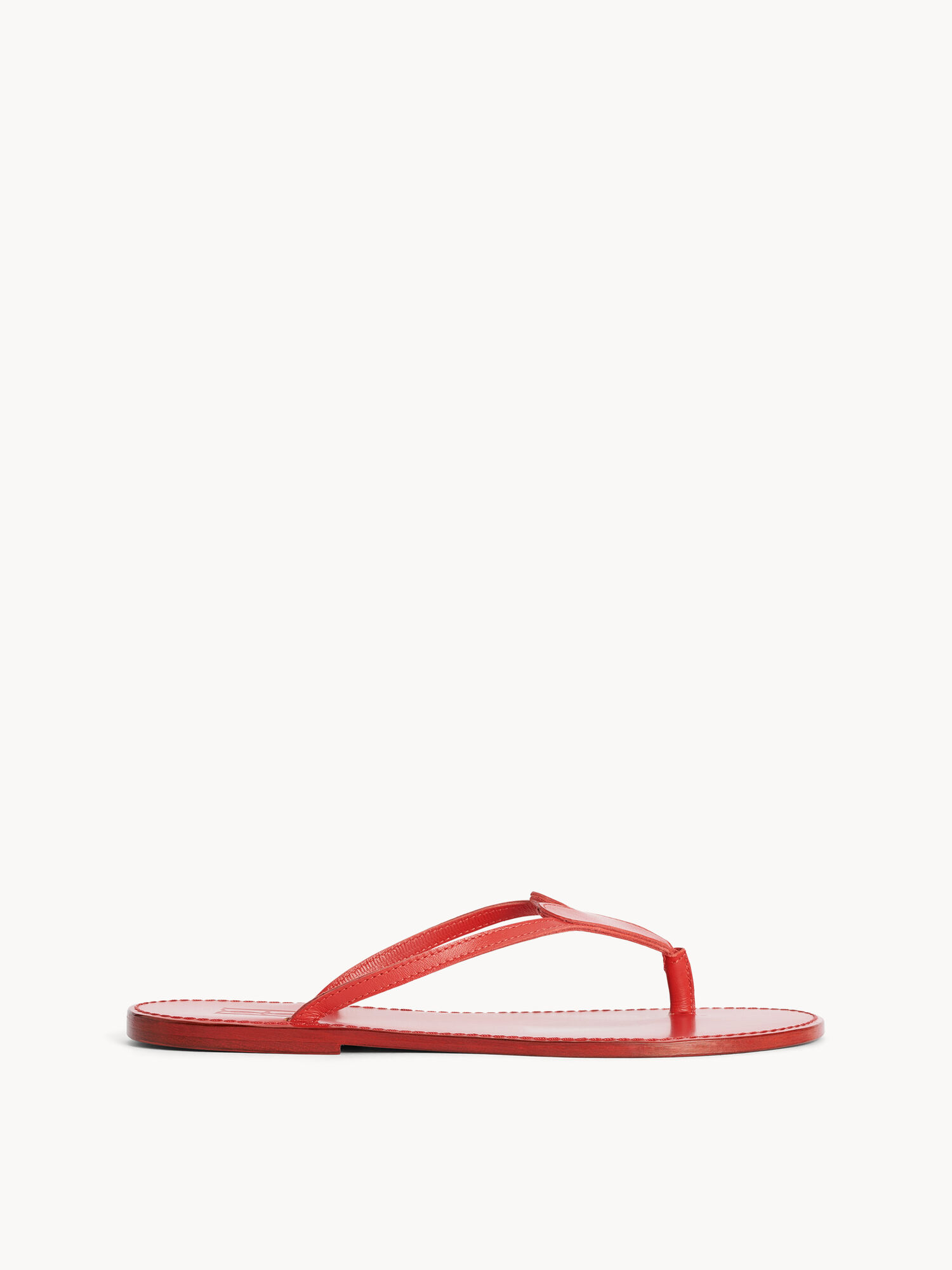 Scarpe By Malene Birger Ladina Leather Sandals Rosse | IT_BB61353