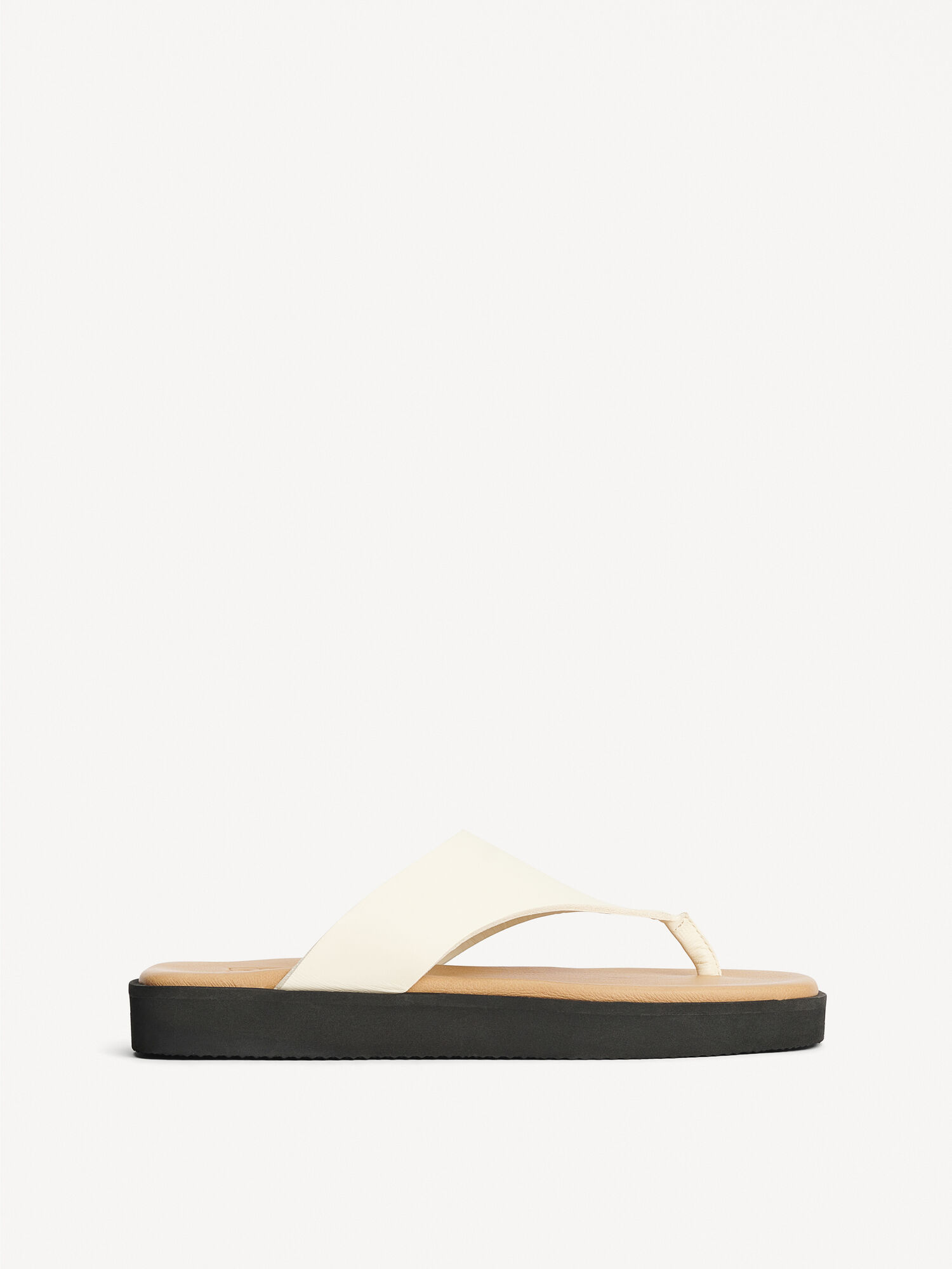 Scarpe By Malene Birger Marisol Leather Sandals Crema | IT_BB77497