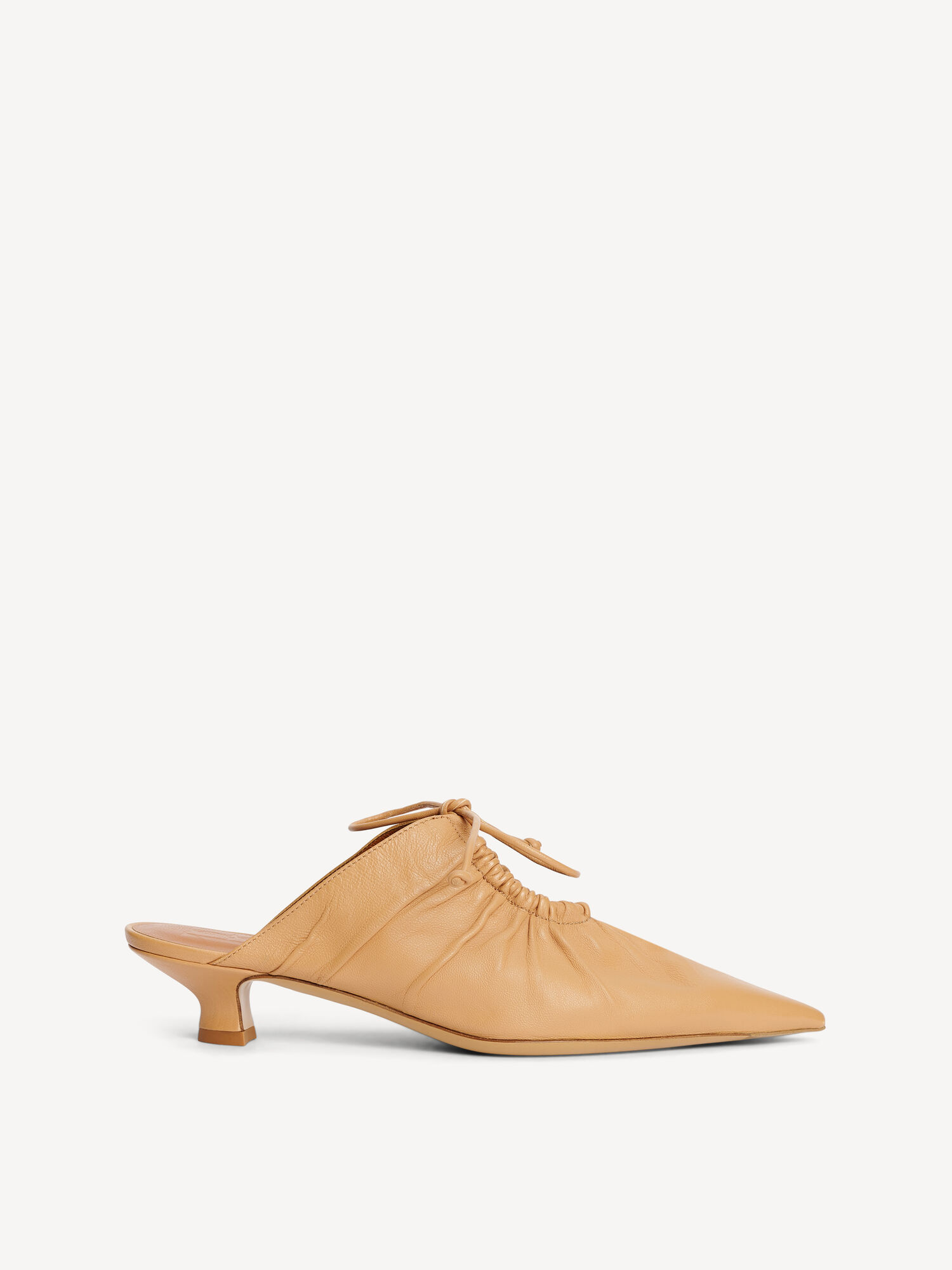 Scarpe By Malene Birger Masey Leather Mules Sabbia Beige | IT_BB34333