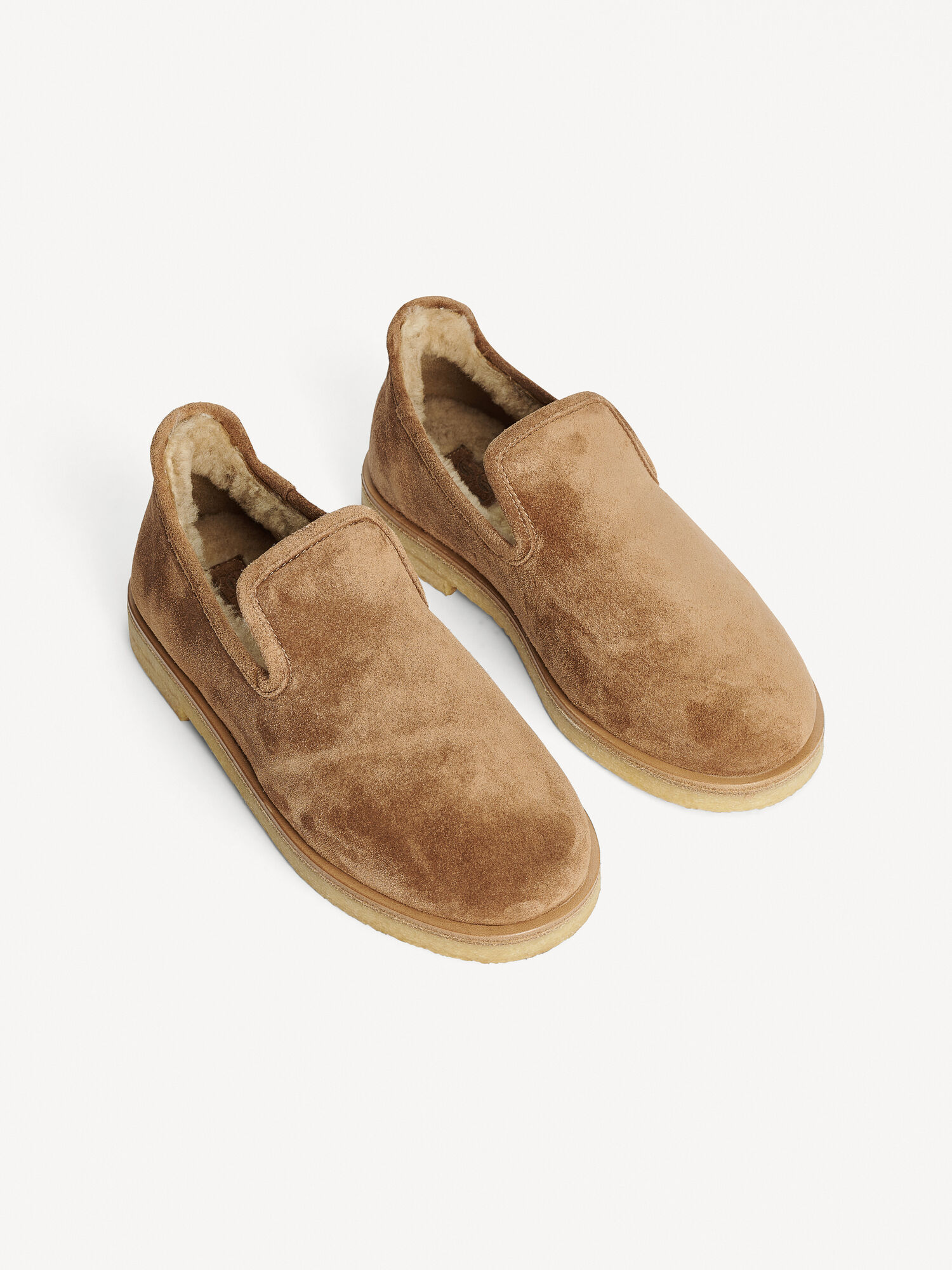 Scarpe By Malene Birger Romine Suede Slippers Marroni | IT_BB52113