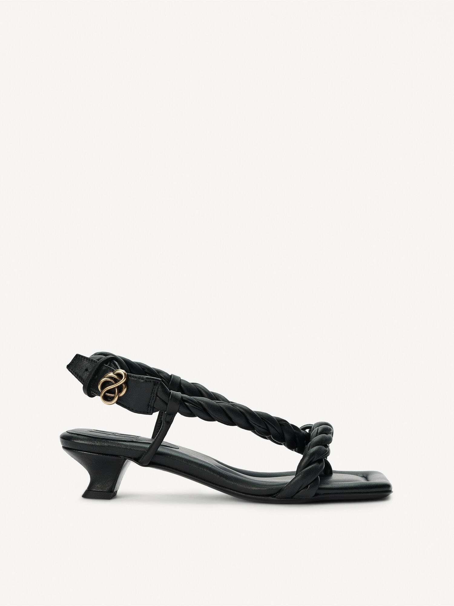 Scarpe By Malene Birger Temona Leather Sandals Nere | IT_BB14606