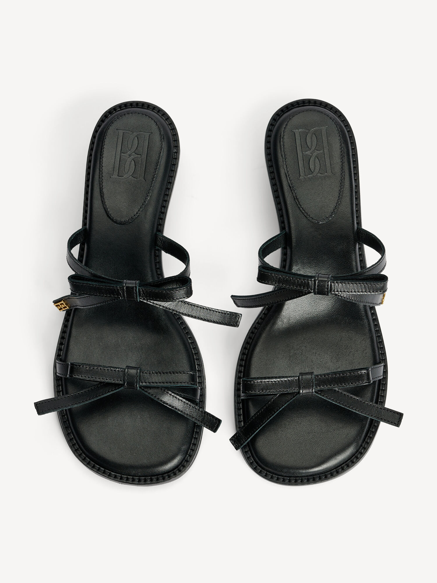 Scarpe By Malene Birger Tianno Leather Sandals Nere | IT_BB86806