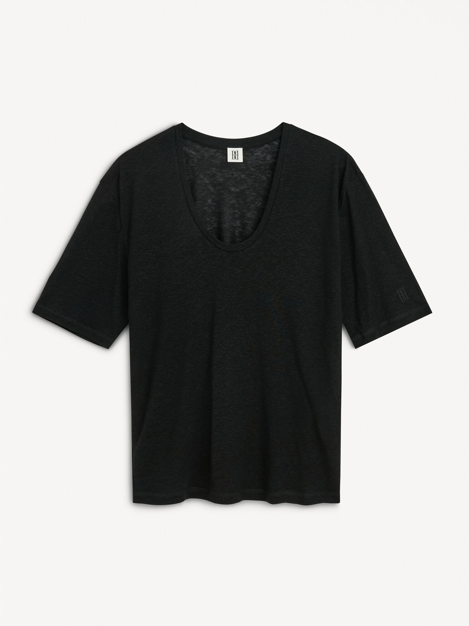 Top By Malene Birger Amaringa T-shirt Nere | IT_BB57337