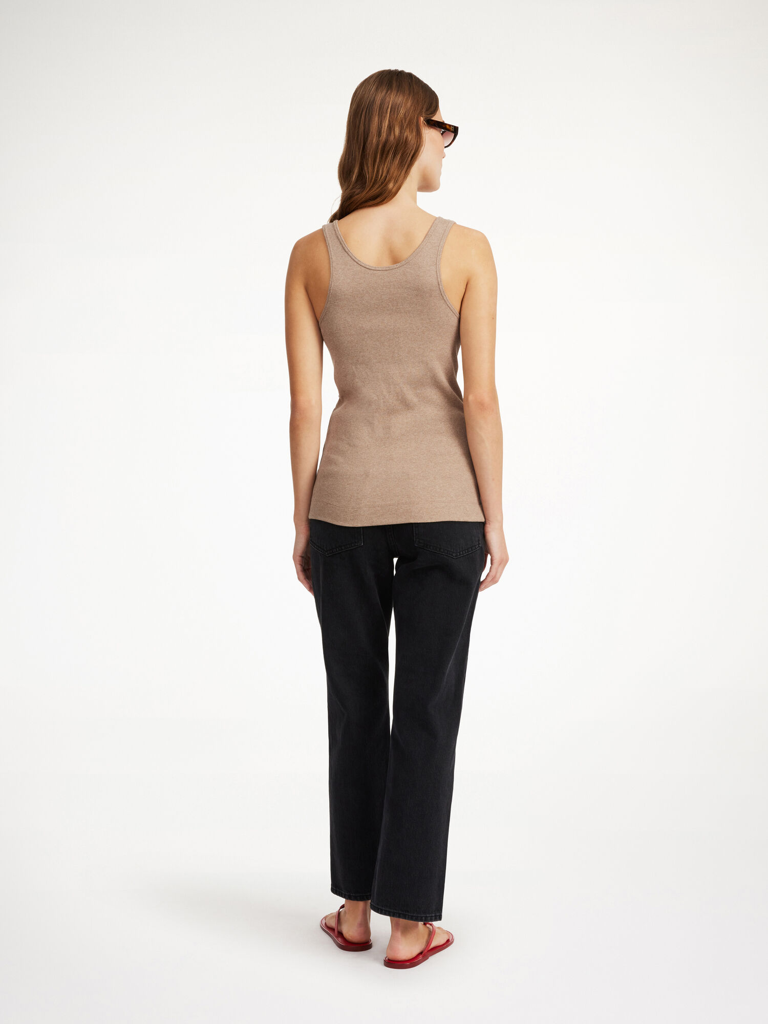 Top By Malene Birger Anisa Organic Cotton Tank Nomad | IT_BB94260