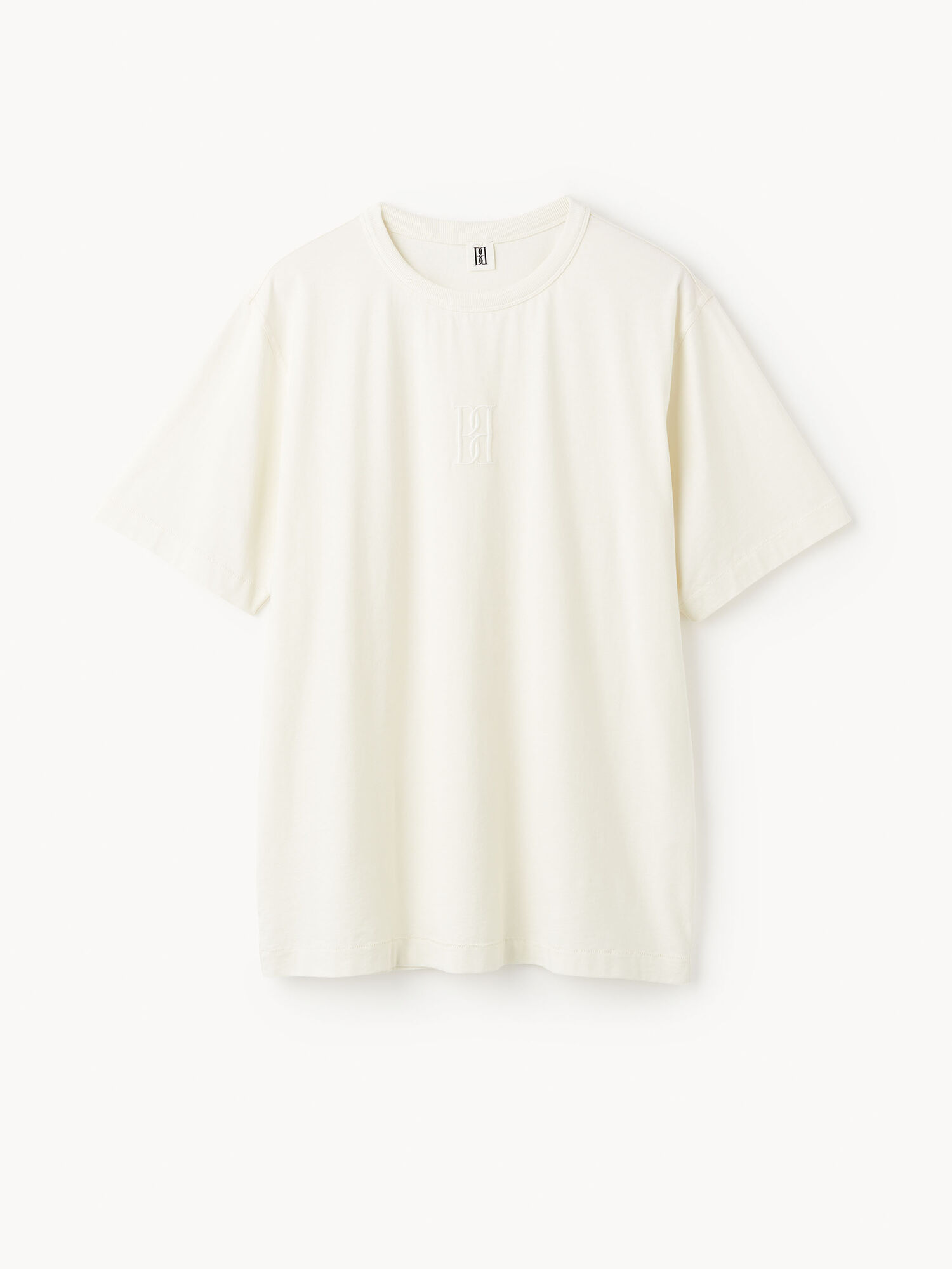 Top By Malene Birger Fayeh Organic Cotton T-shirt Bianche | IT_BB23251