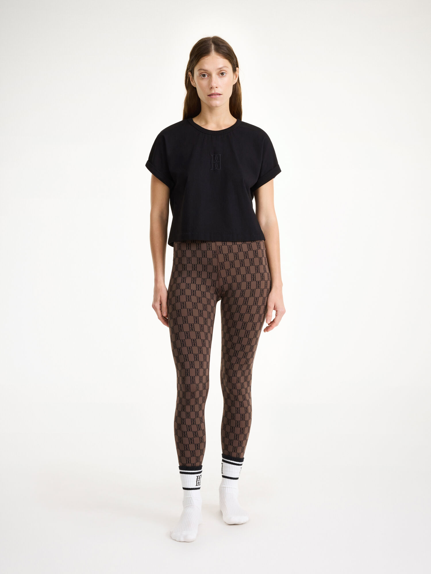 Top By Malene Birger Hedalia Organic Cotton T-shirt Nere | IT_BB68173