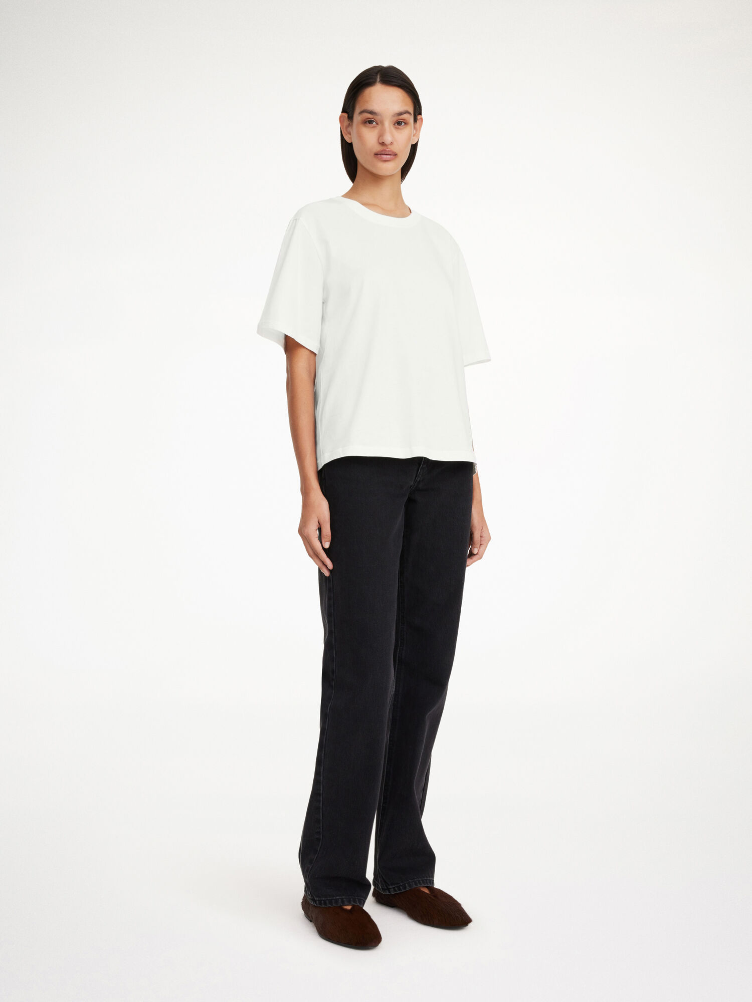 Top By Malene Birger Hedil T-shirt Bianche | IT_BB92866