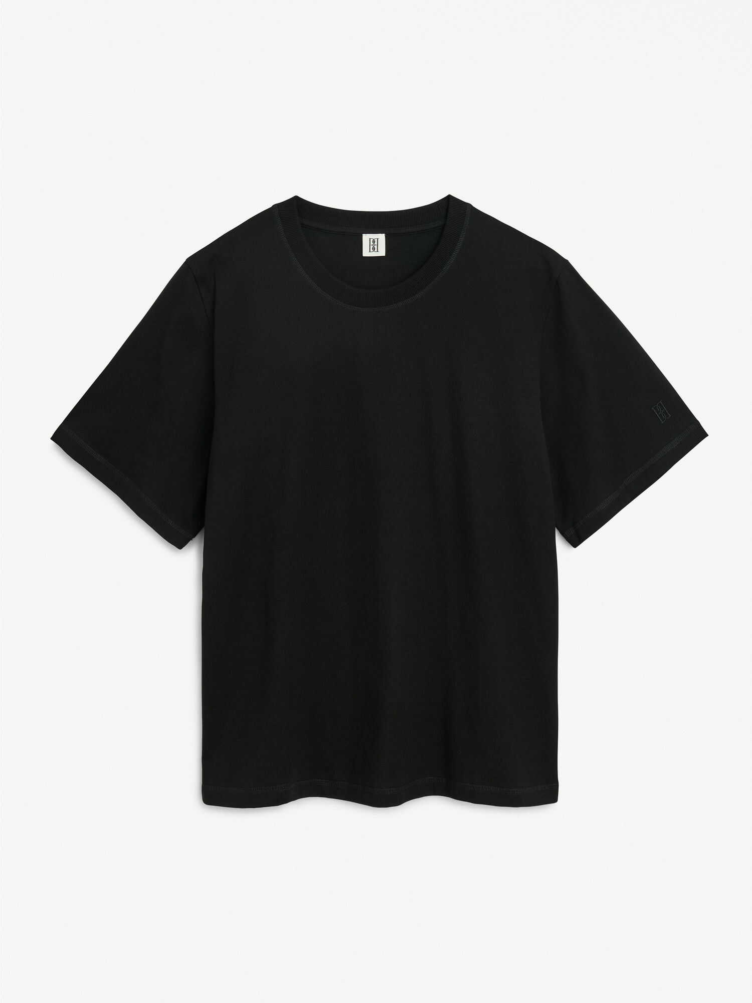 Top By Malene Birger Hedil T-shirt Nere | IT_BB59051