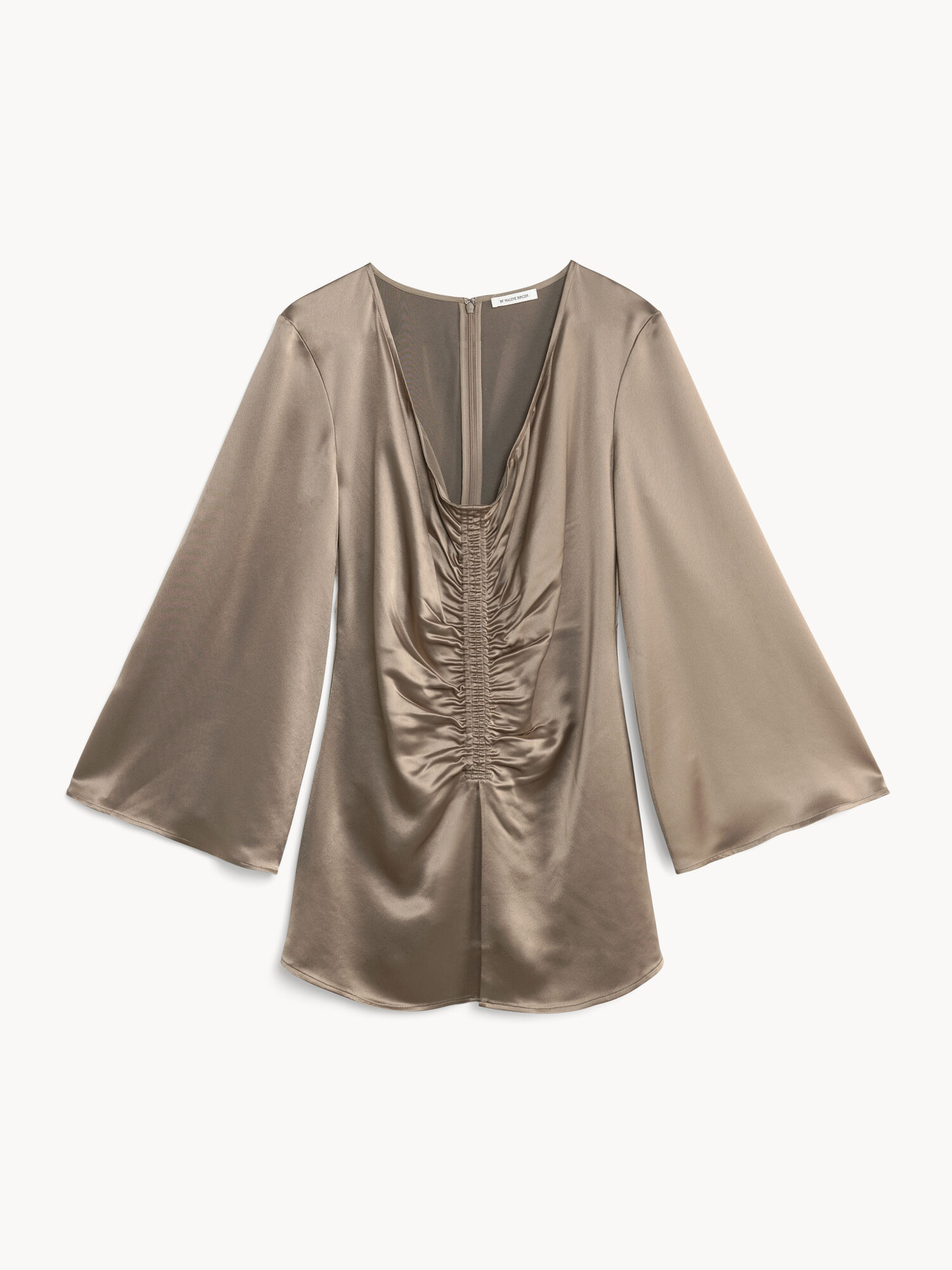 Top By Malene Birger Leviola Blouse Shitake | IT_BB47767