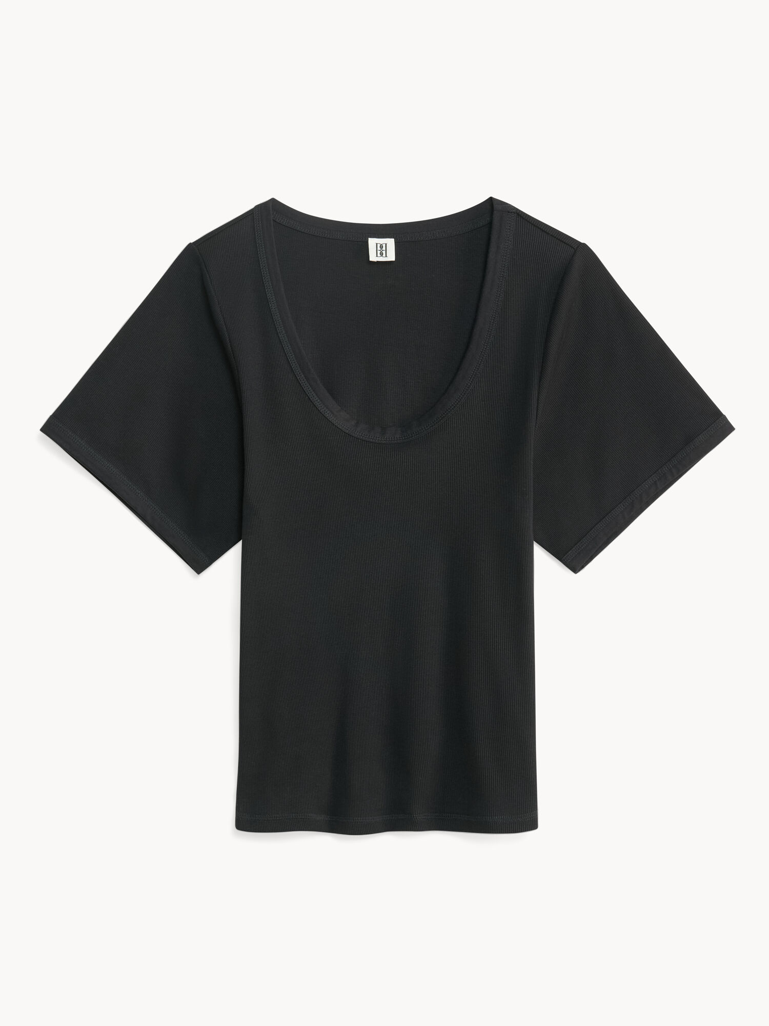 Top By Malene Birger Lunai T-shirt Nere | IT_BB21522